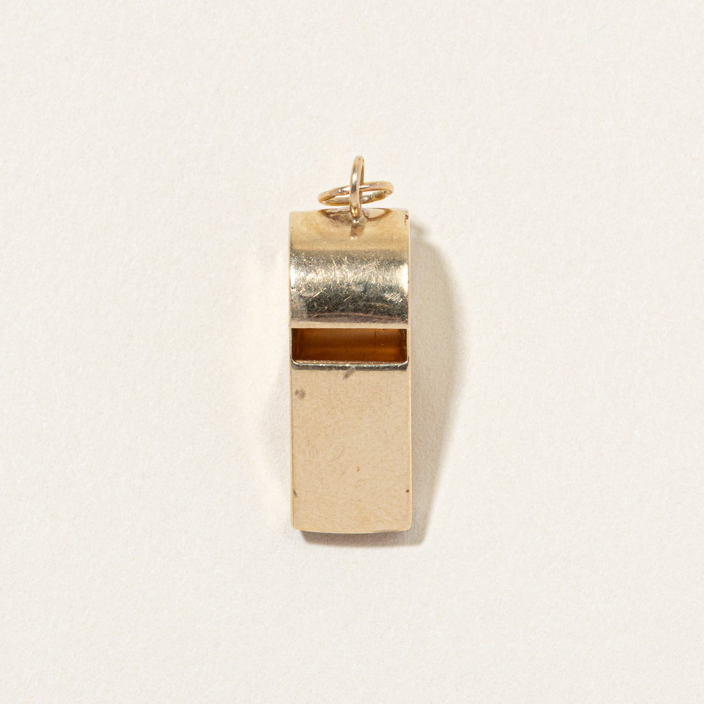 9k Yellow Gold Whistle Charm