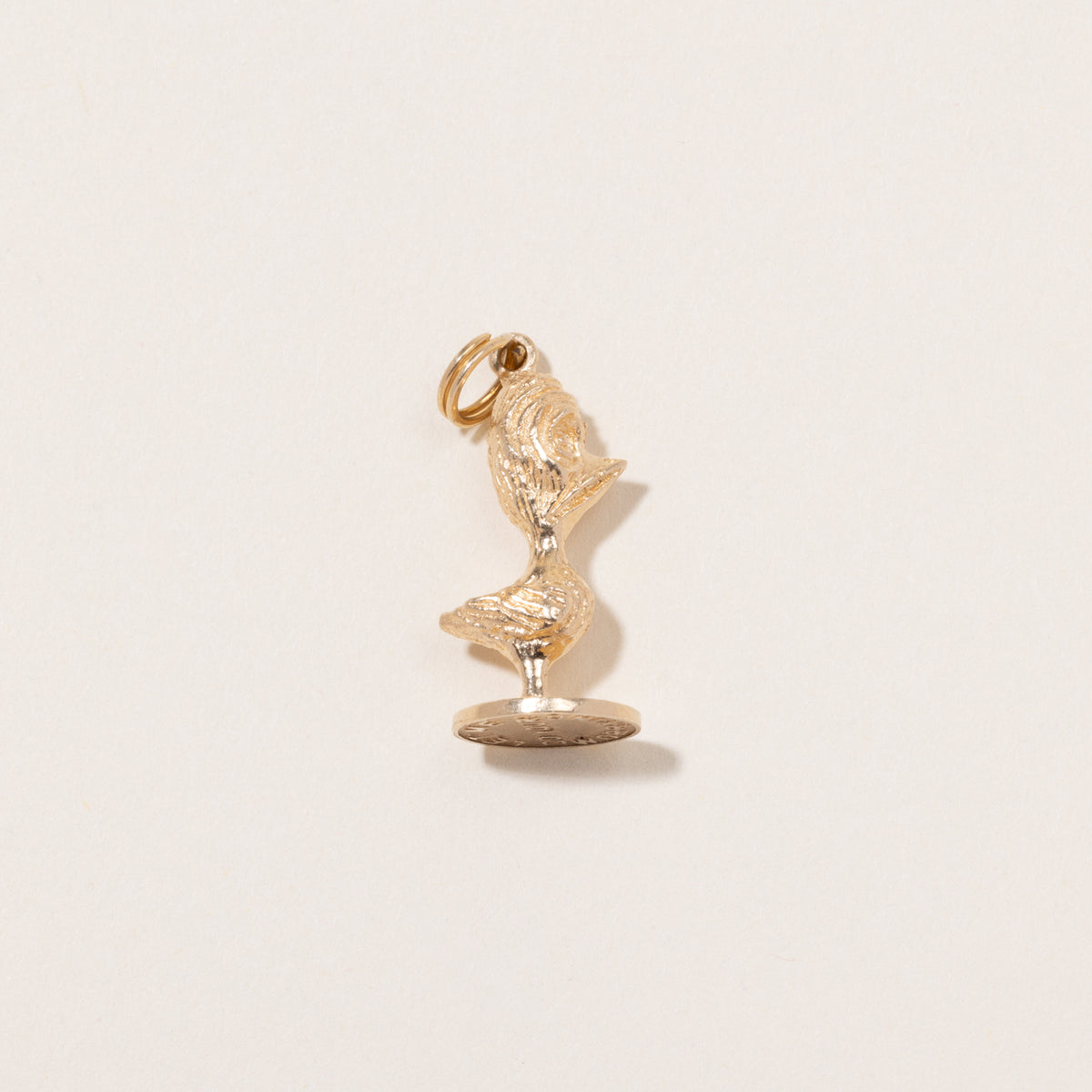 9k Yellow Gold Worry Bird Charm