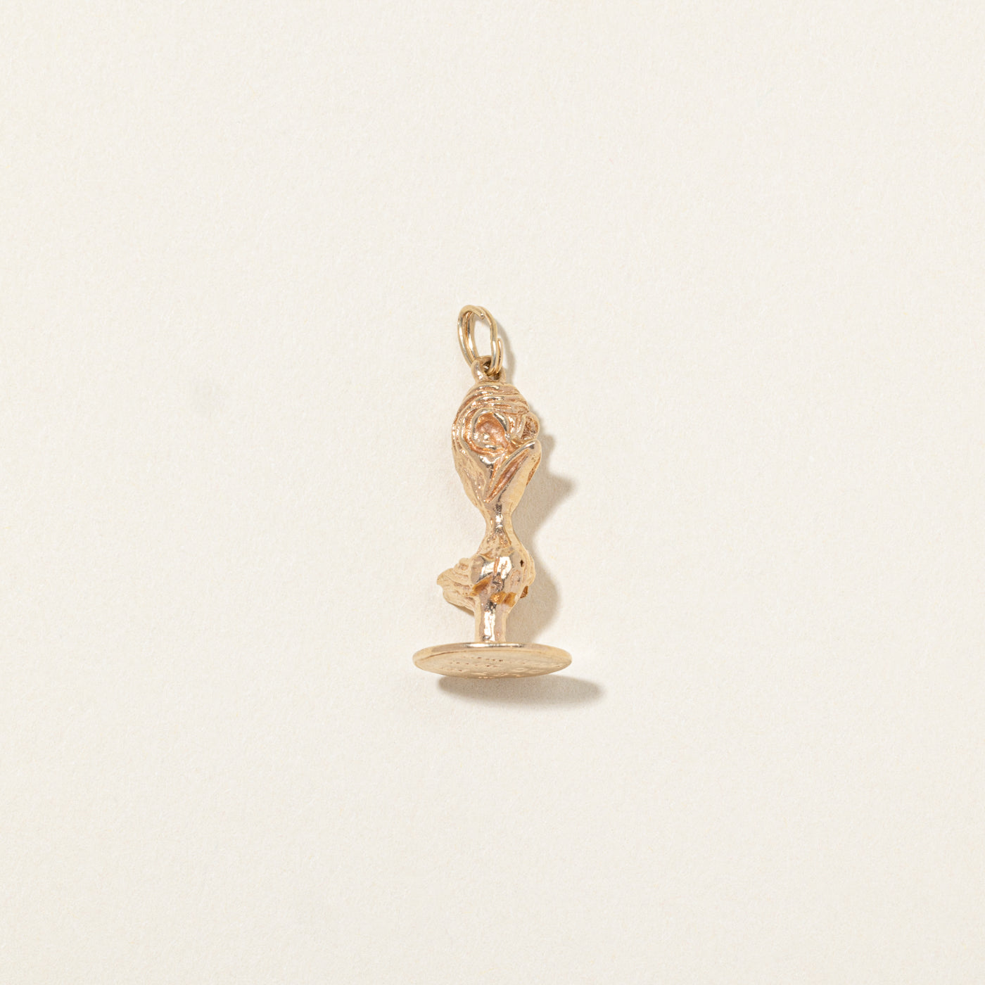 10k Yellow Gold Worry Bird Charm