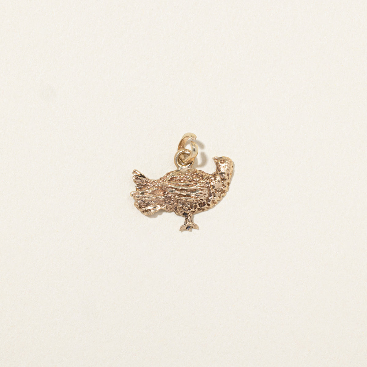 10k Yellow Gold Partridge Charm