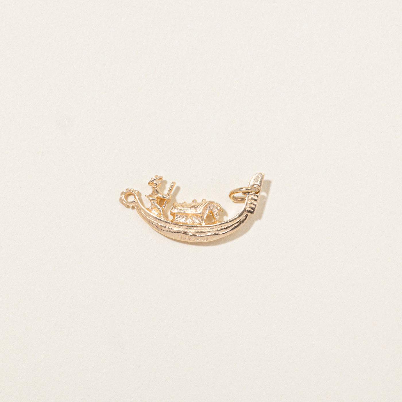 10k Yellow Gold Gondola Charm