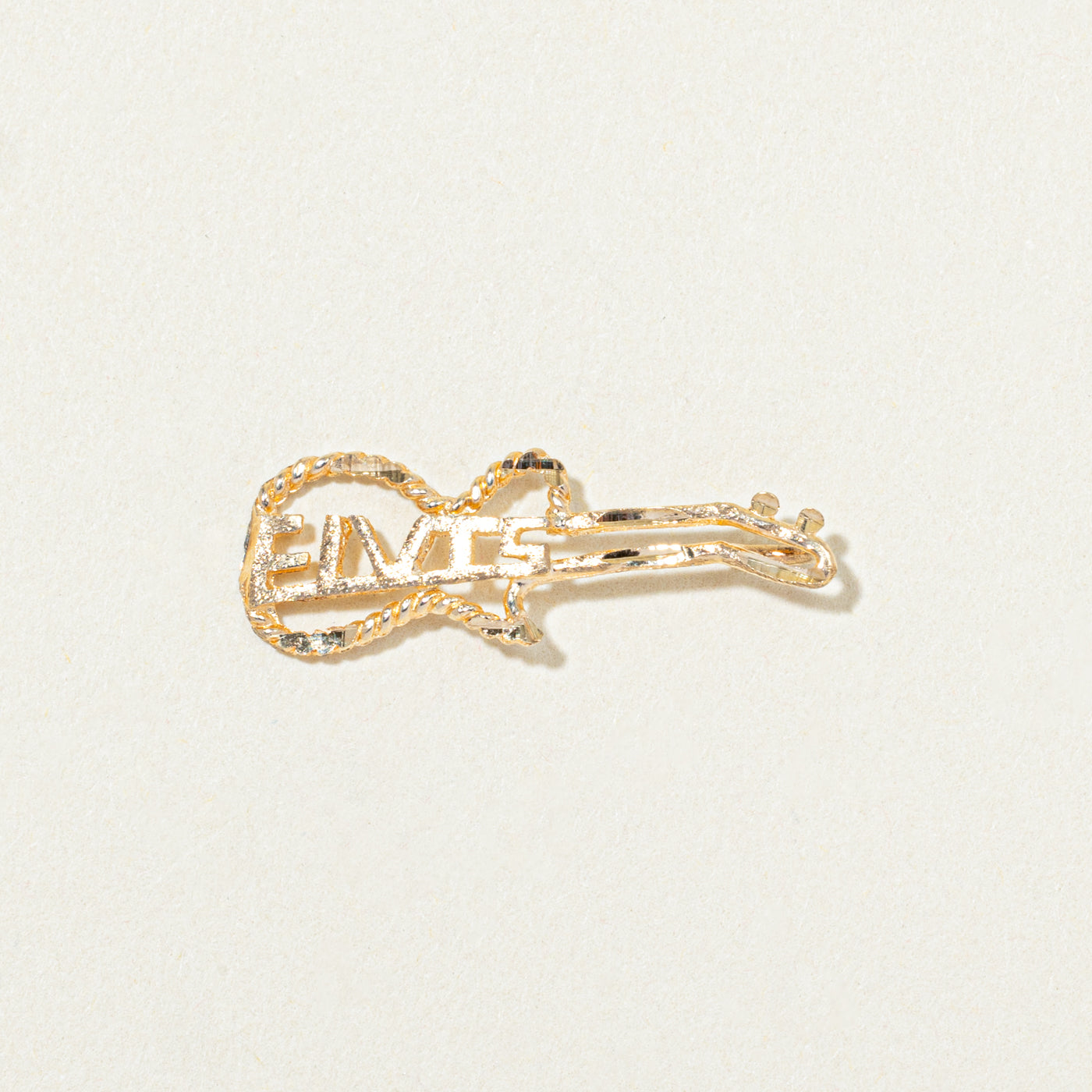 10k Yellow Gold "Elvis" Guitar Charm