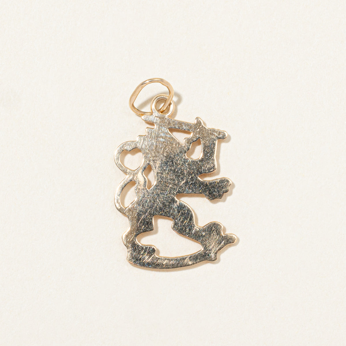 14k Yellow Gold Finnish Lion Charm