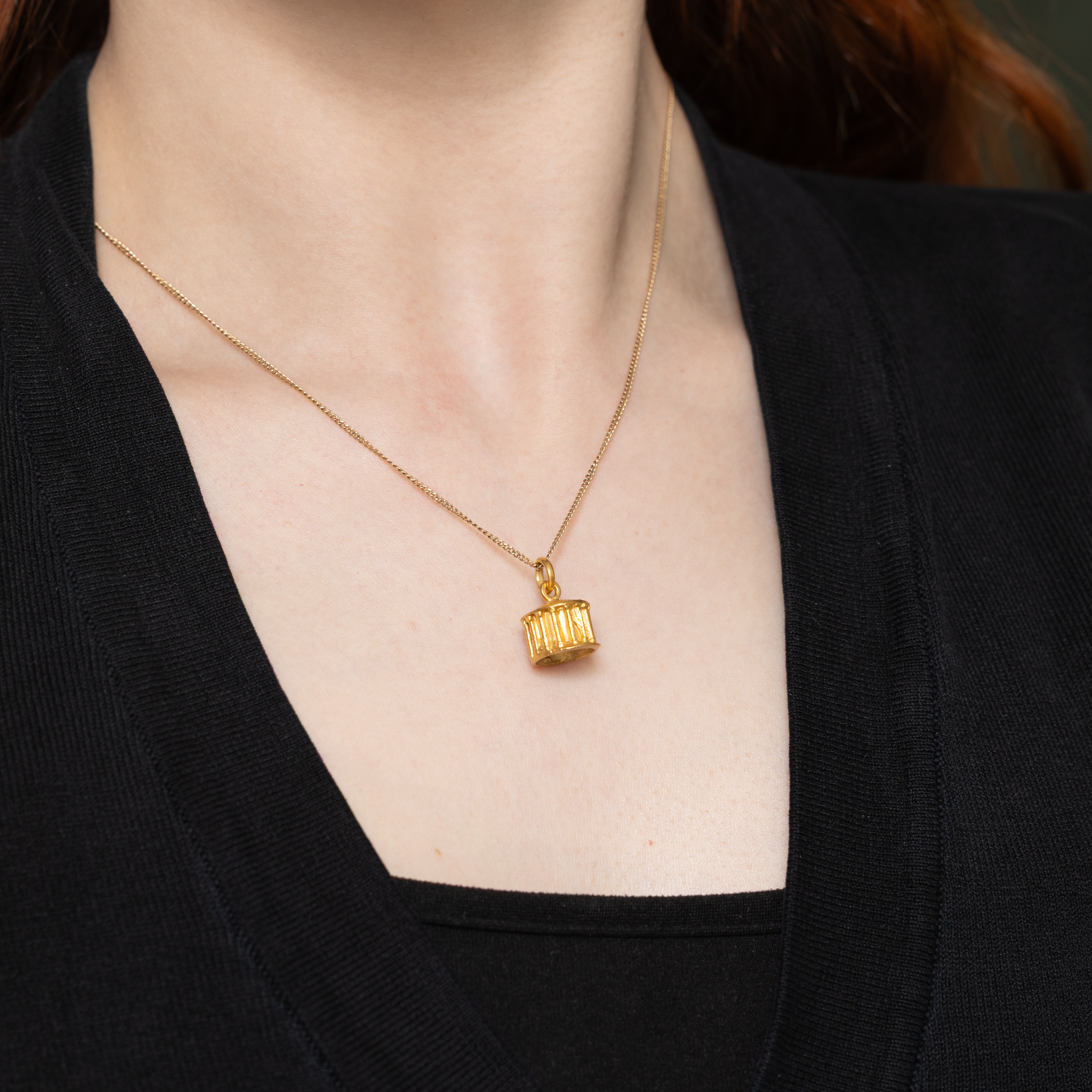 Breloque Rotonde en or jaune 20 carats