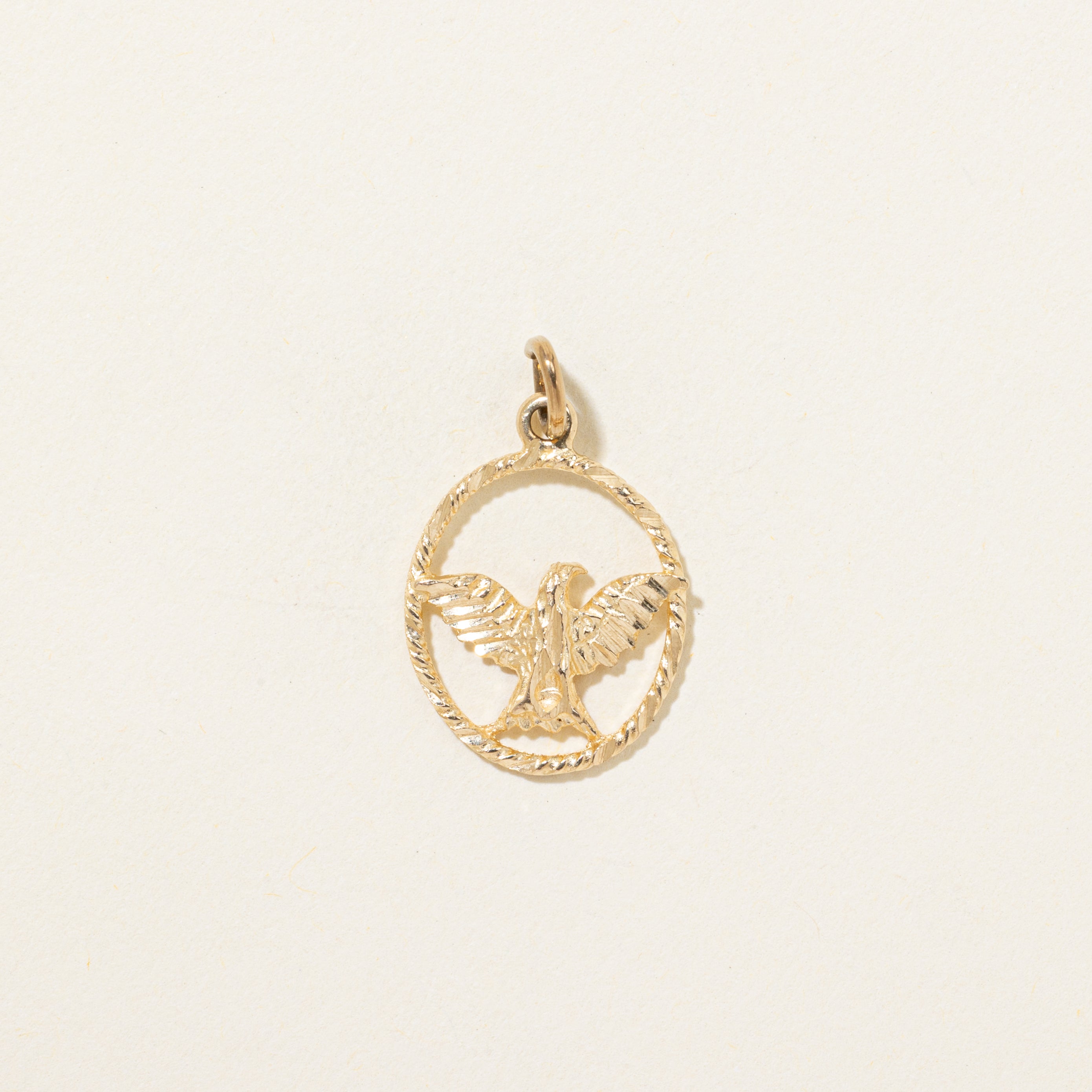 10k Yellow Gold Eagle Charm