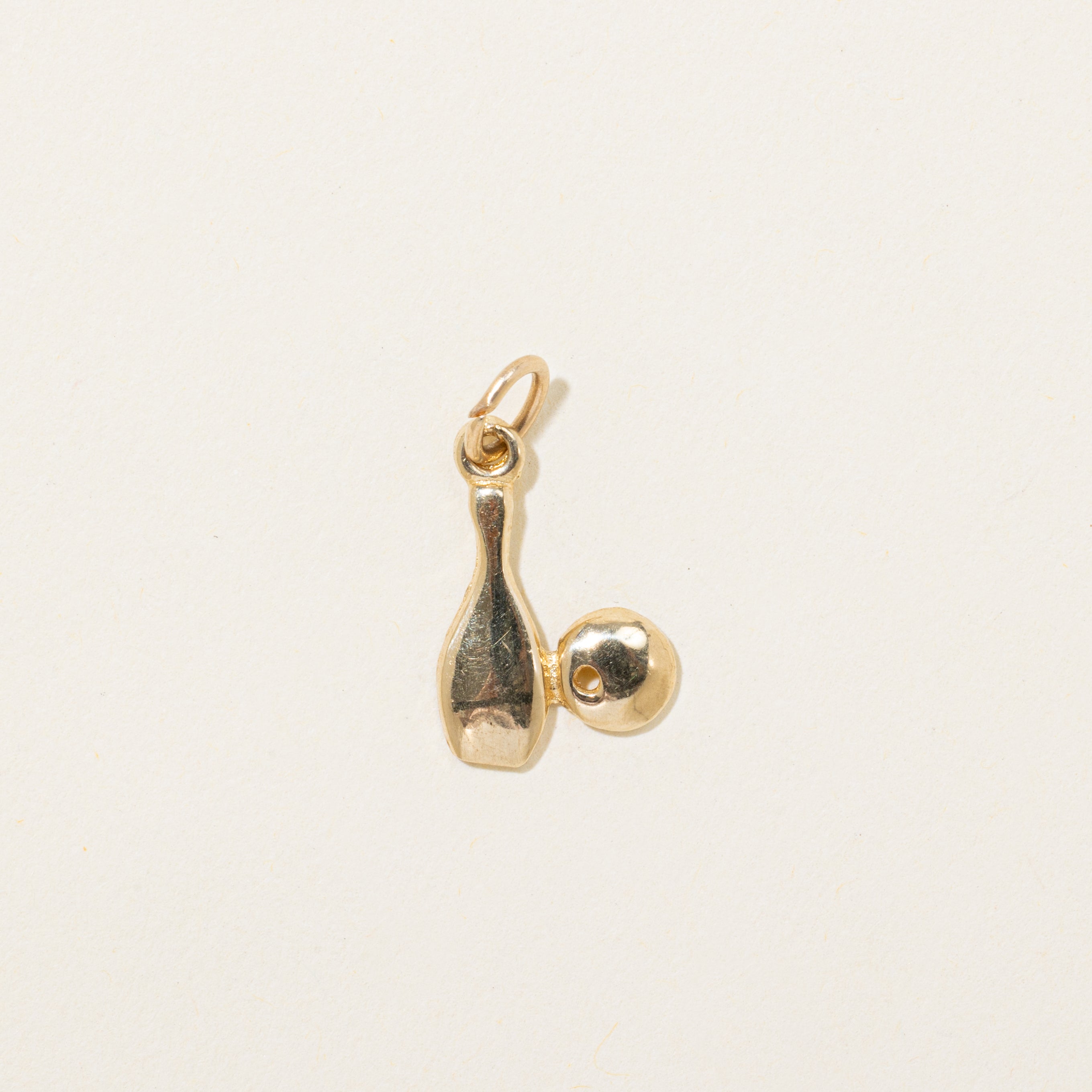 10k Yellow Gold Bowling Charm