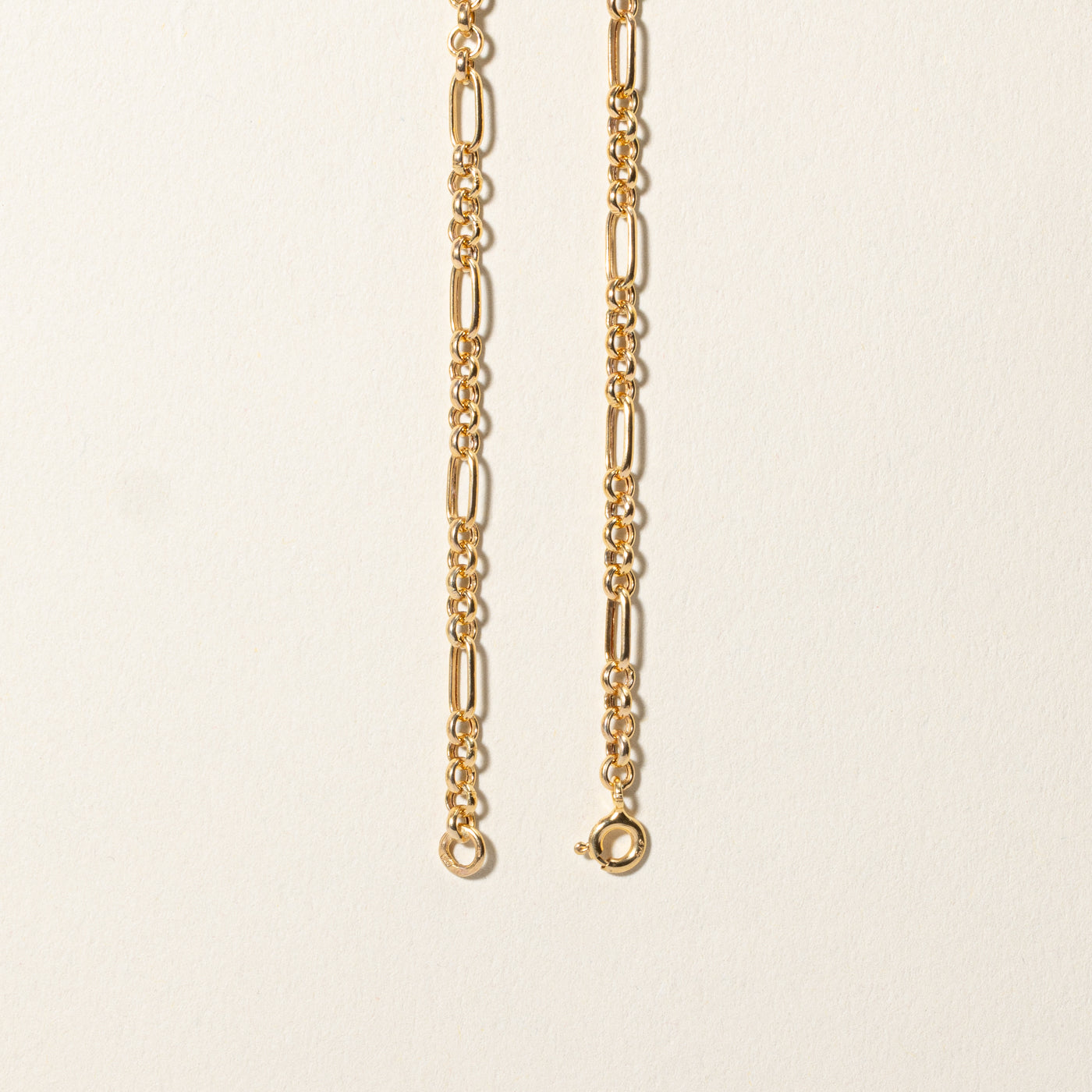 9k Yellow Gold Trombone Chain | 20"