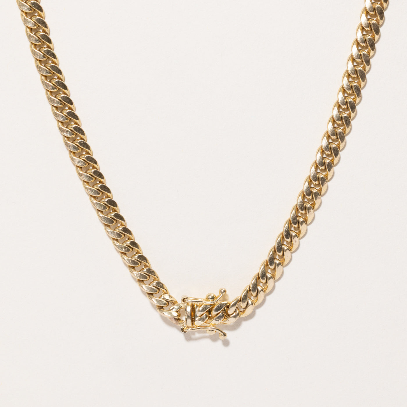 10k Yellow Gold Curb Link Chain | 24.75"