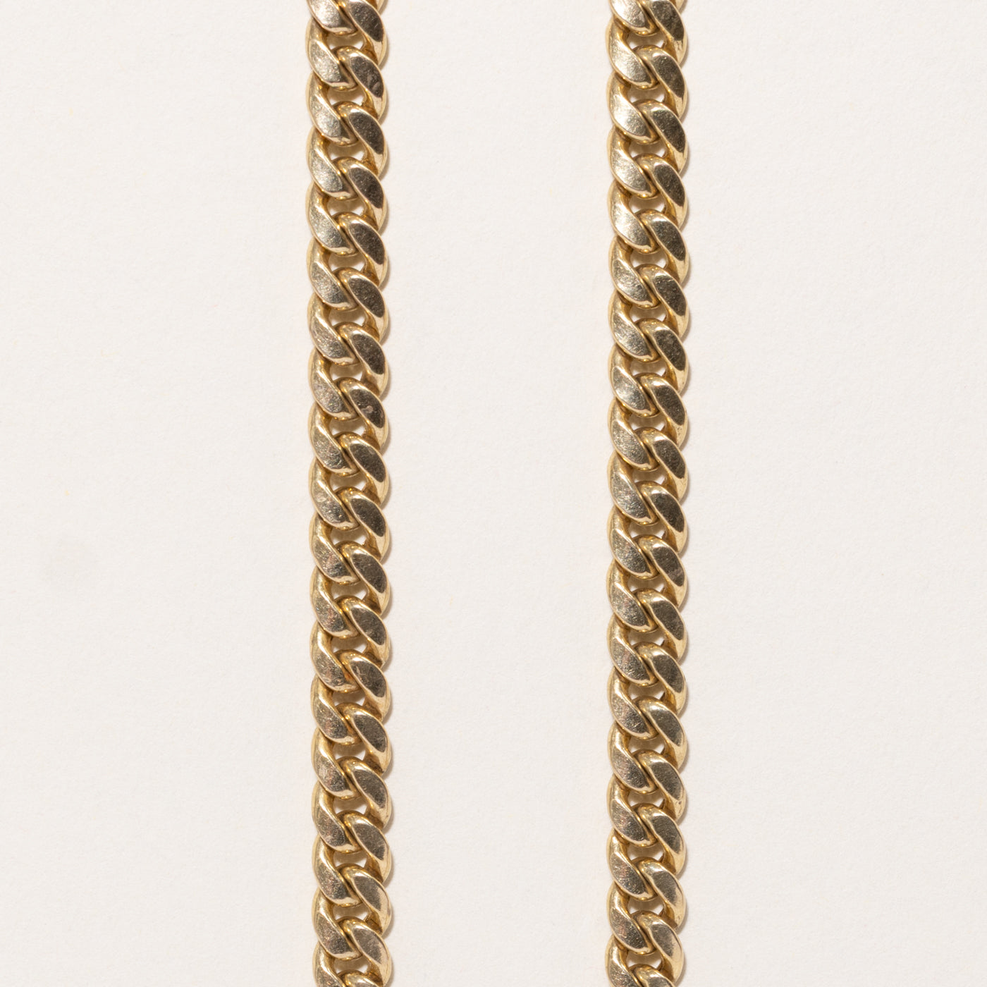 10k Yellow Gold Curb Link Chain | 24.75"