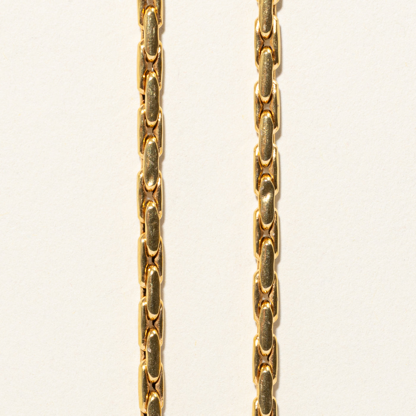 14k Yellow Gold Boston Link Chain | 17.5"