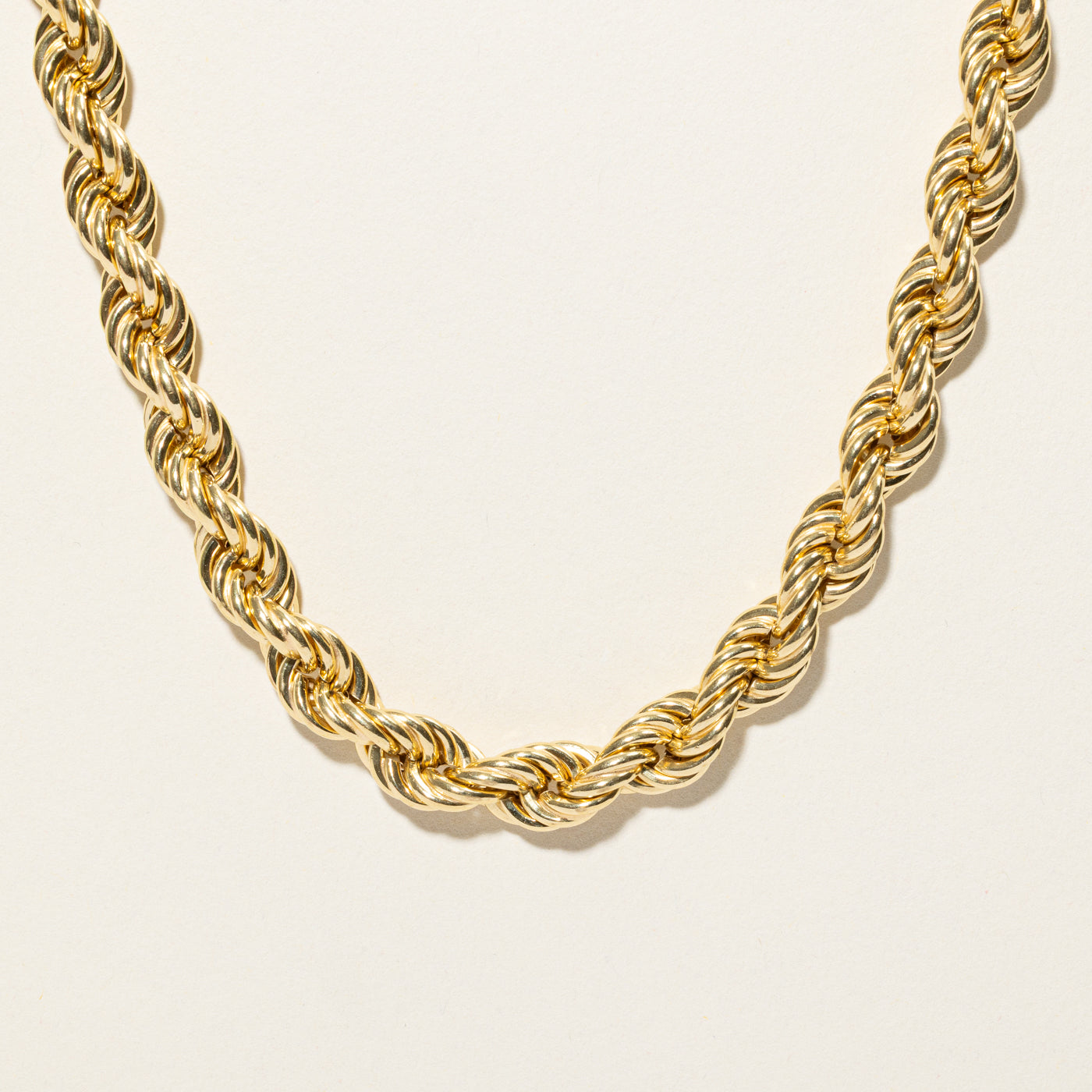 18k Yellow Gold Rope Chain | 29.5"