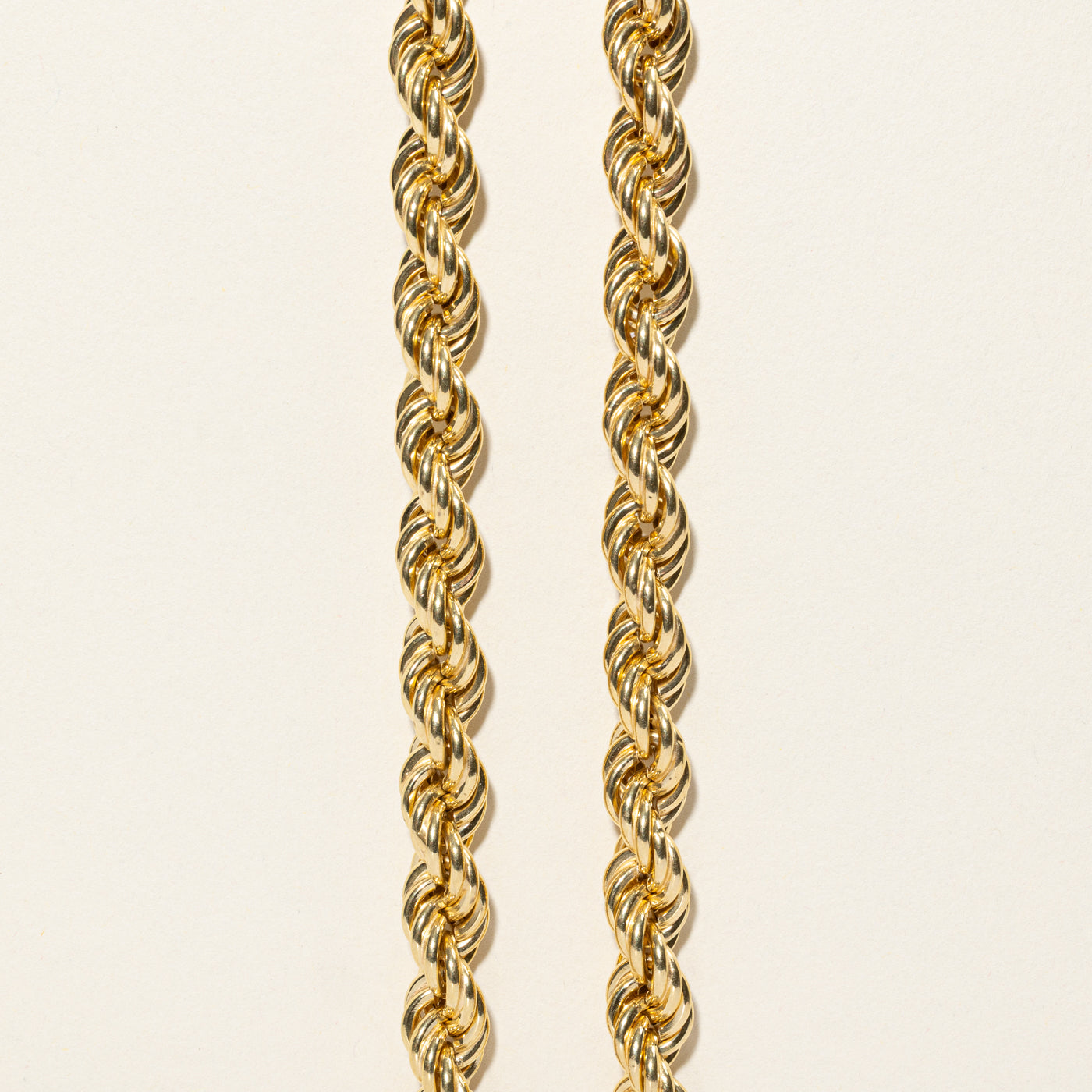 18k Yellow Gold Rope Chain | 29.5"