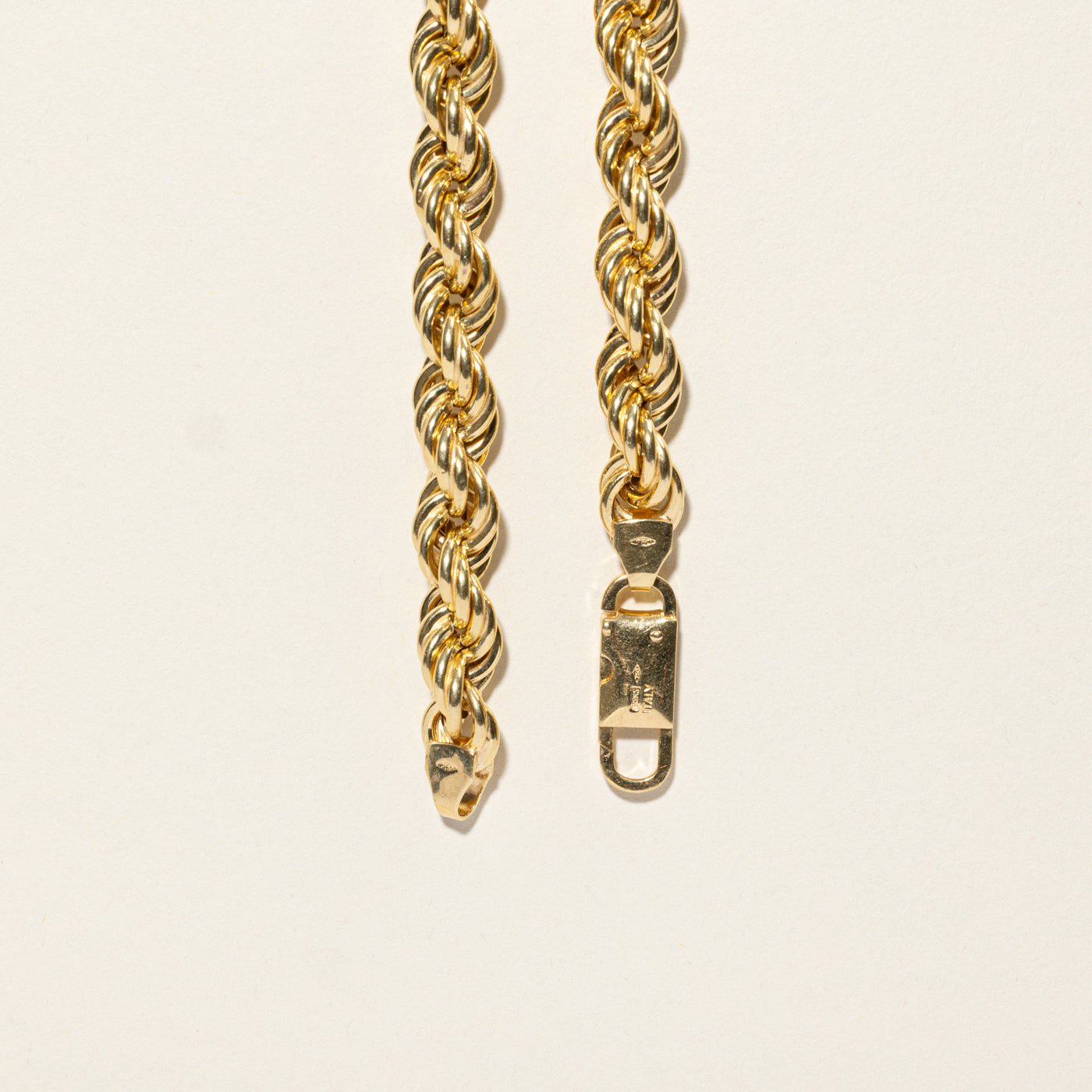 18k Yellow Gold Rope Chain | 29.5"
