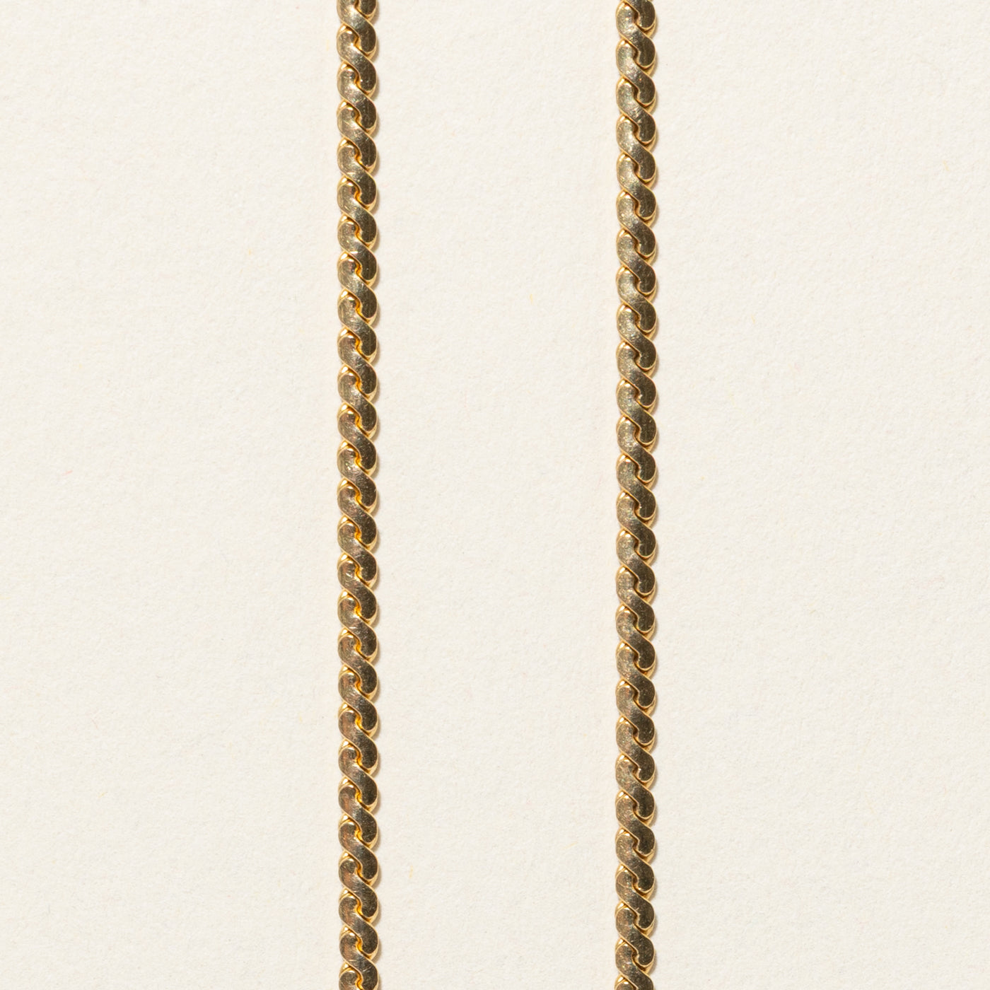 18k Yellow Gold S Link Chain | 24"