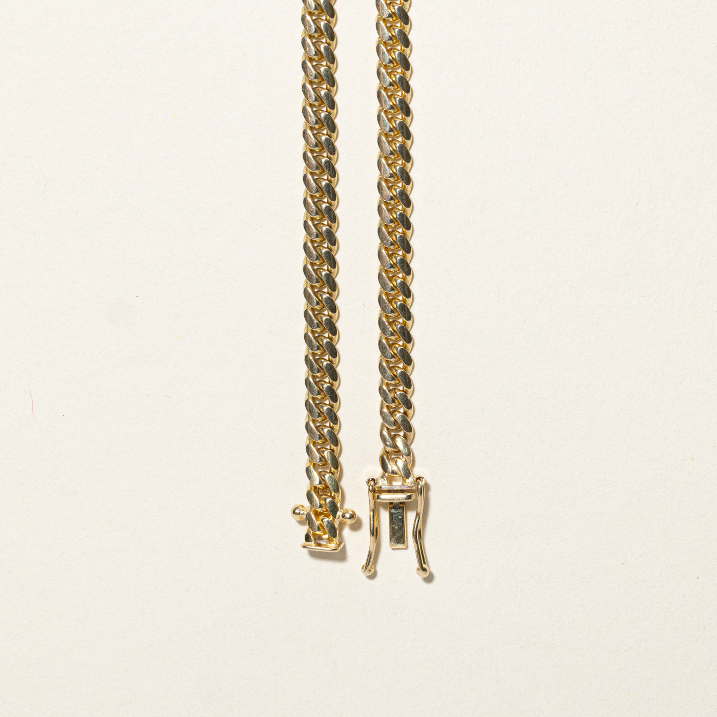 10k Yellow Gold Cuban Link Chain | 25"