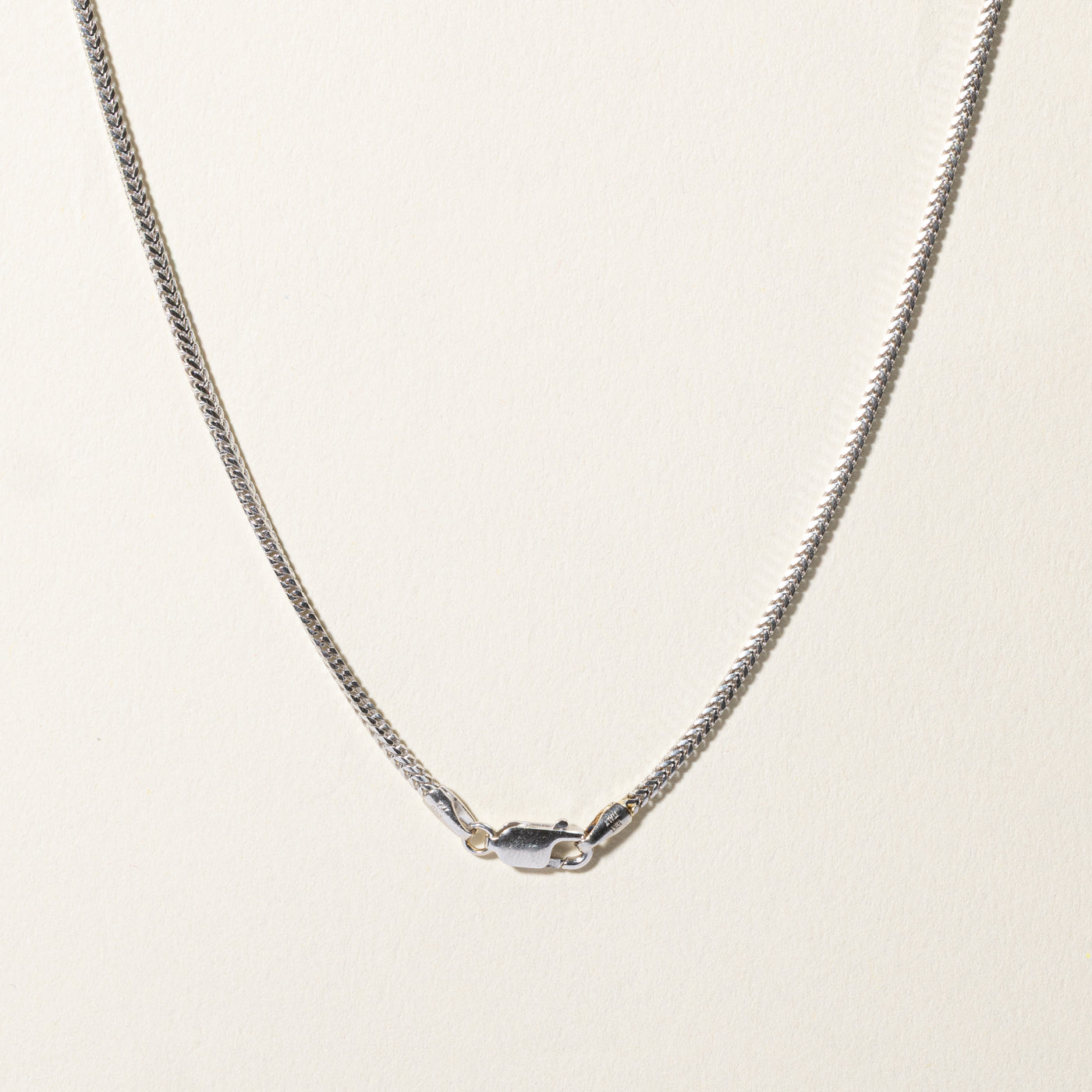 10k White Gold Snake Chain | 22.5"