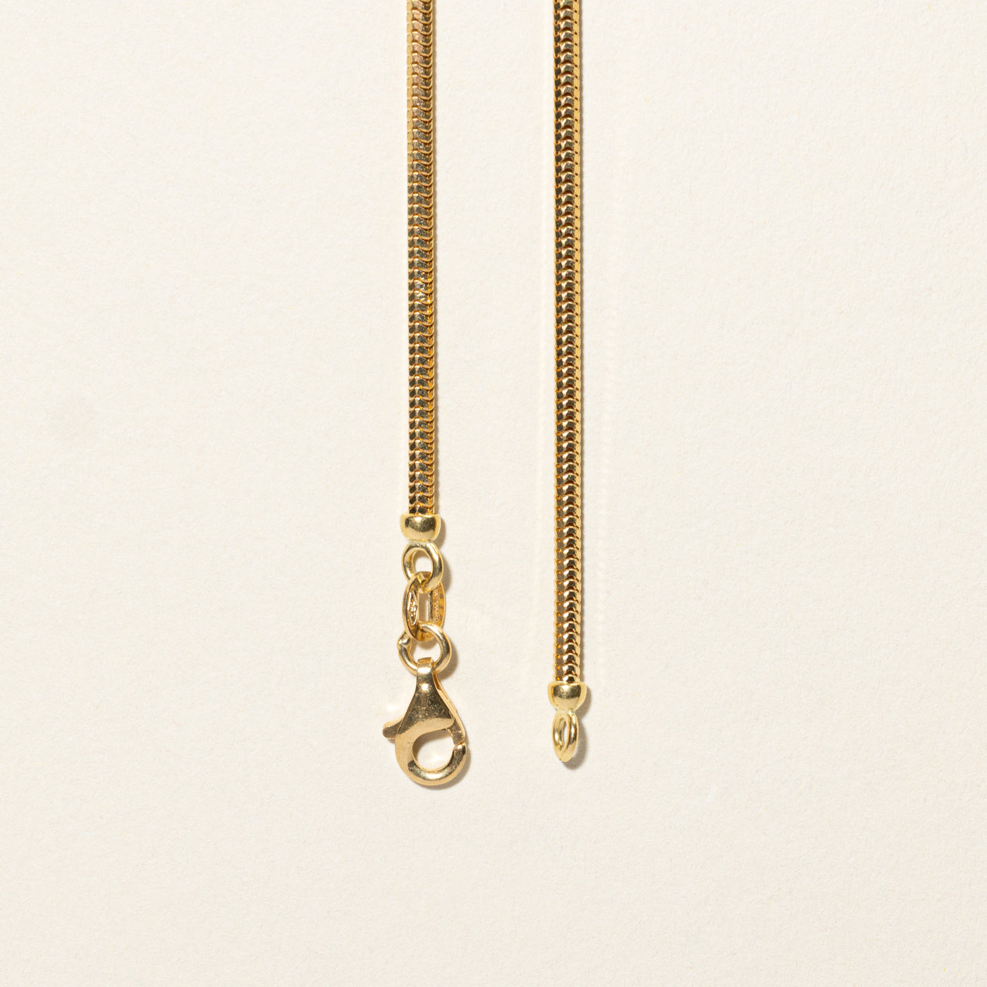 18k Yellow Gold Snake Chain | 18"