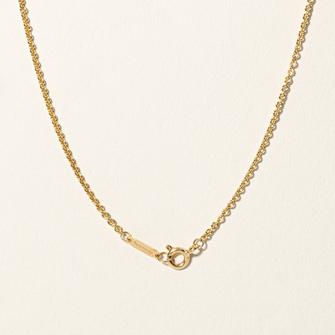 Chaîne à maillons câble en or jaune 18 carats | 47 cm