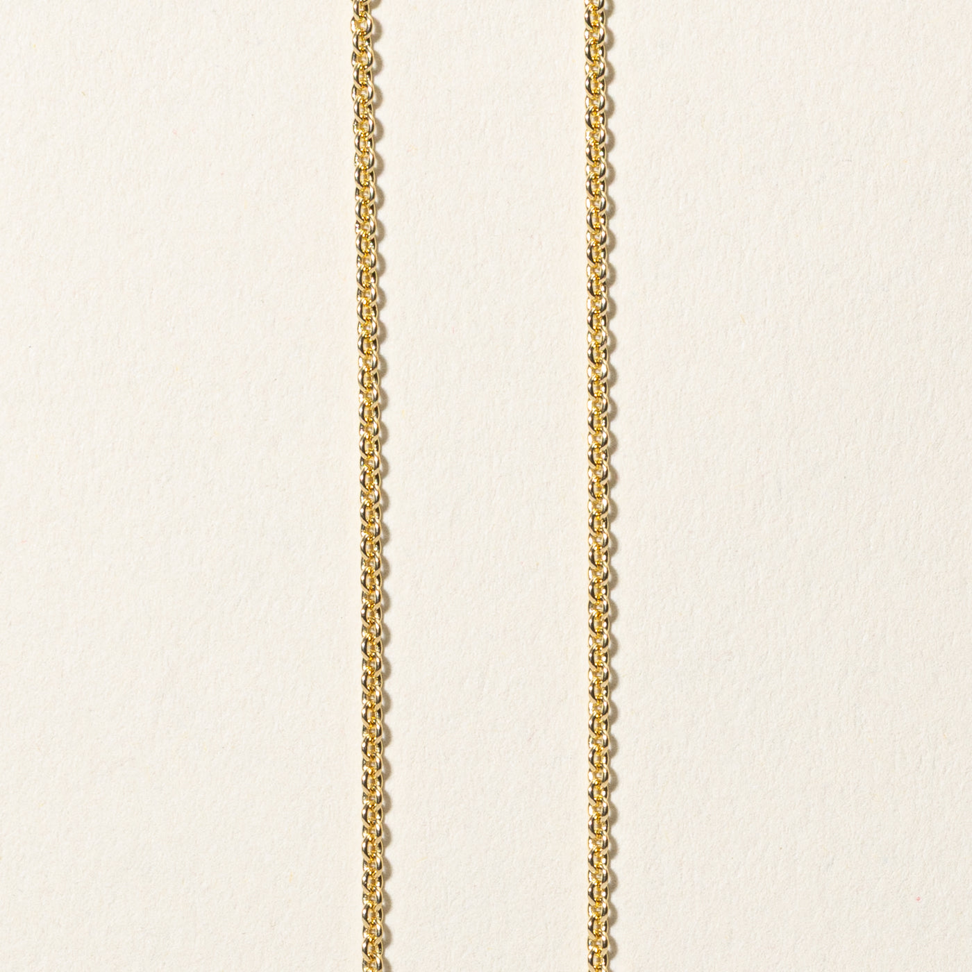 Chaîne à maillons câble en or jaune 18 carats | 47 cm