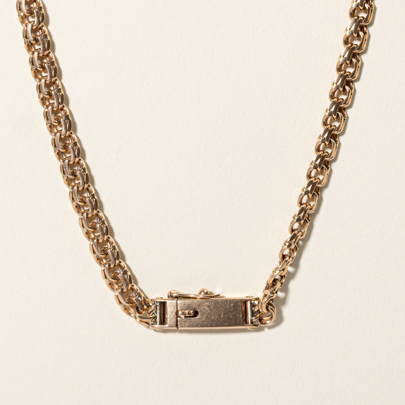14k Yellow Gold Double Link Chain | 27.75"