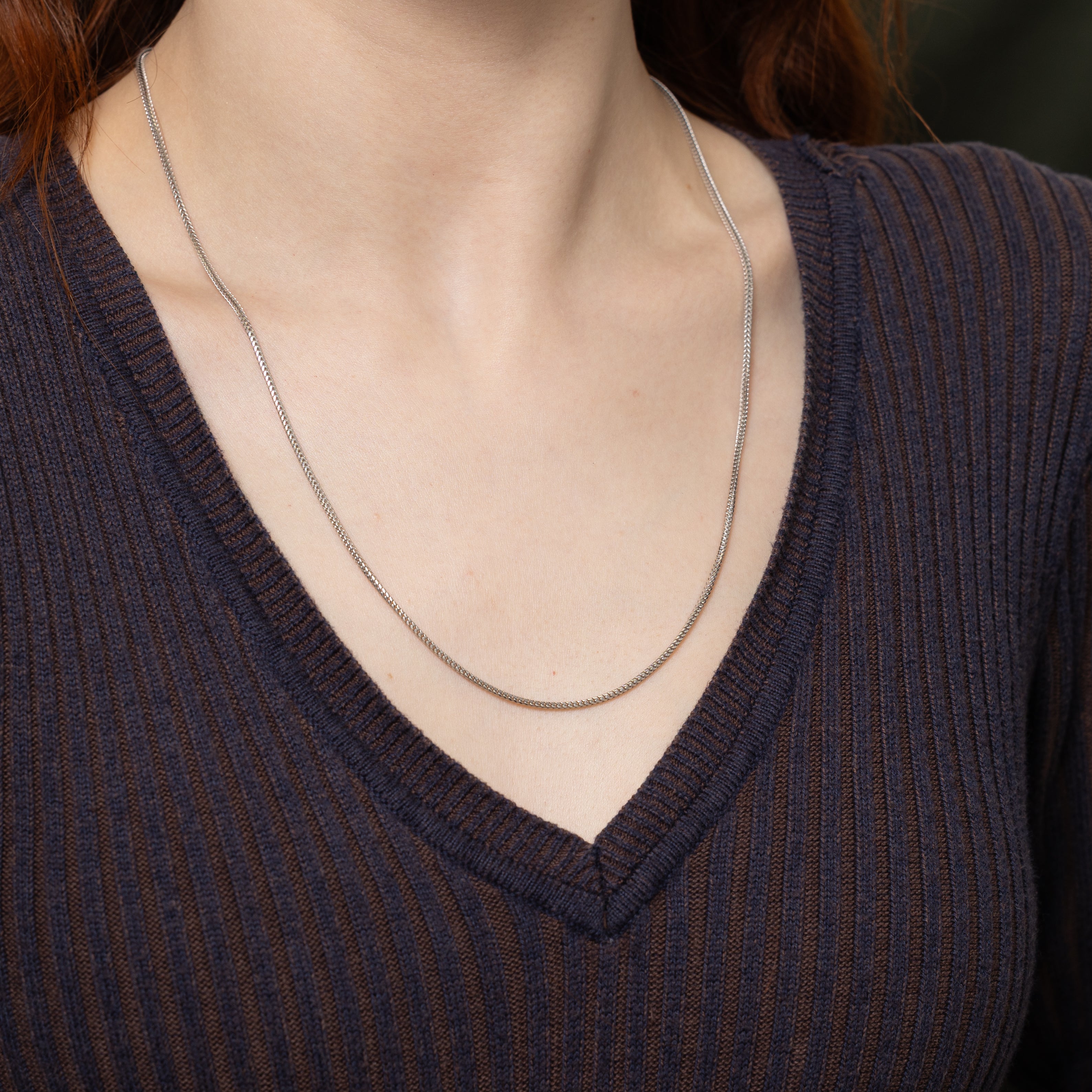 10k White Gold Snake Chain | 22.5"