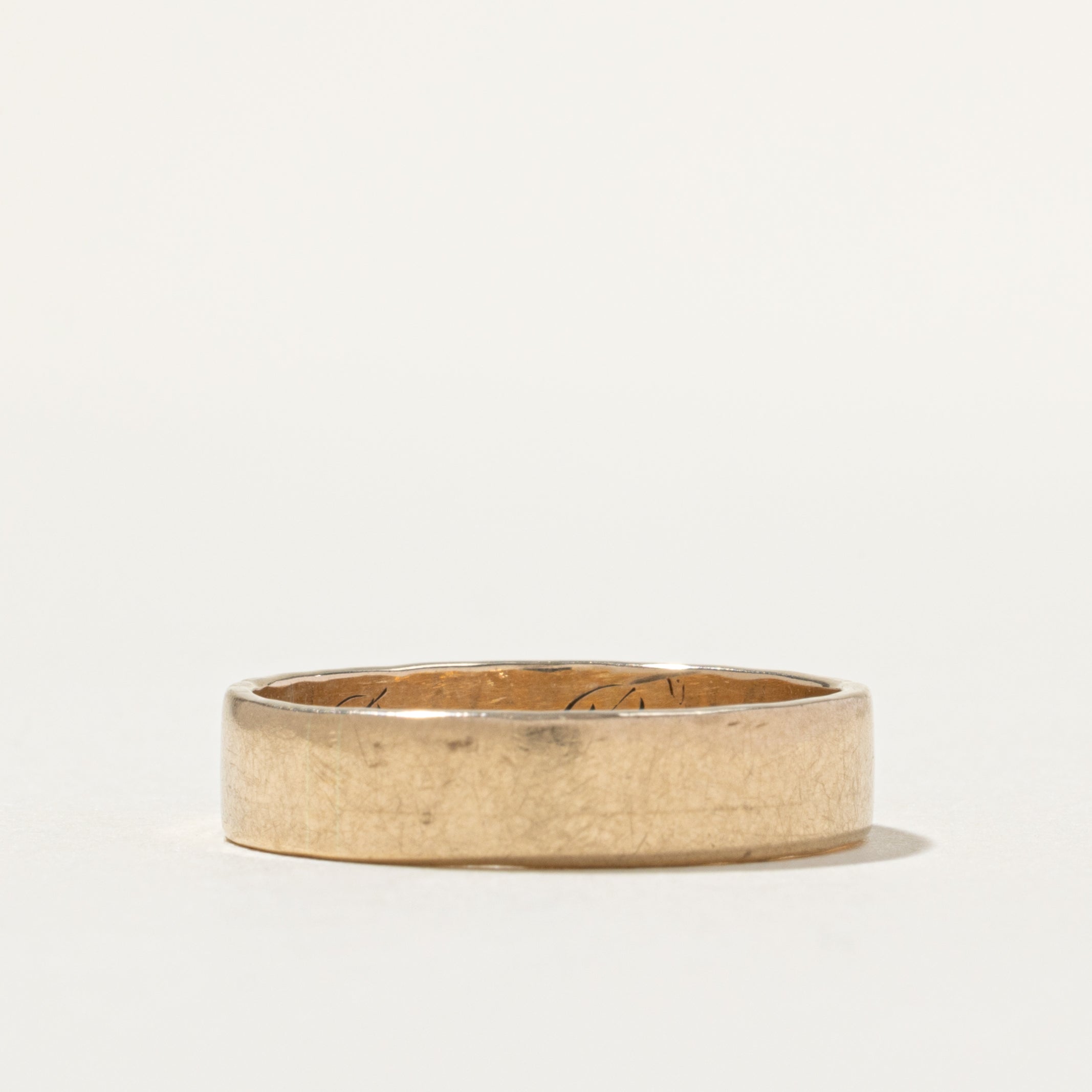 10k Yellow Gold Band | 5.18mm | SZ 10.5