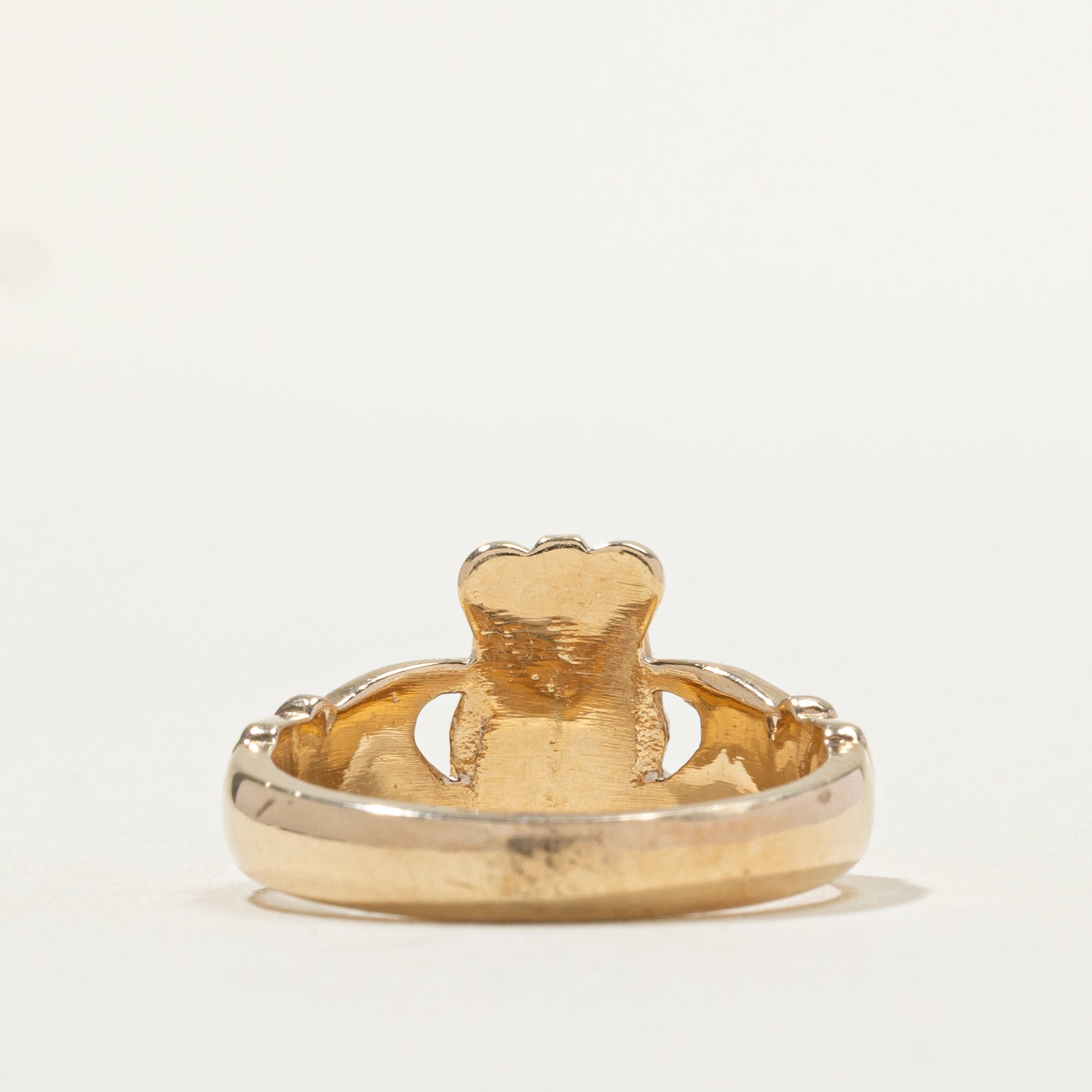 10k Yellow Gold Claddagh Ring | SZ 5