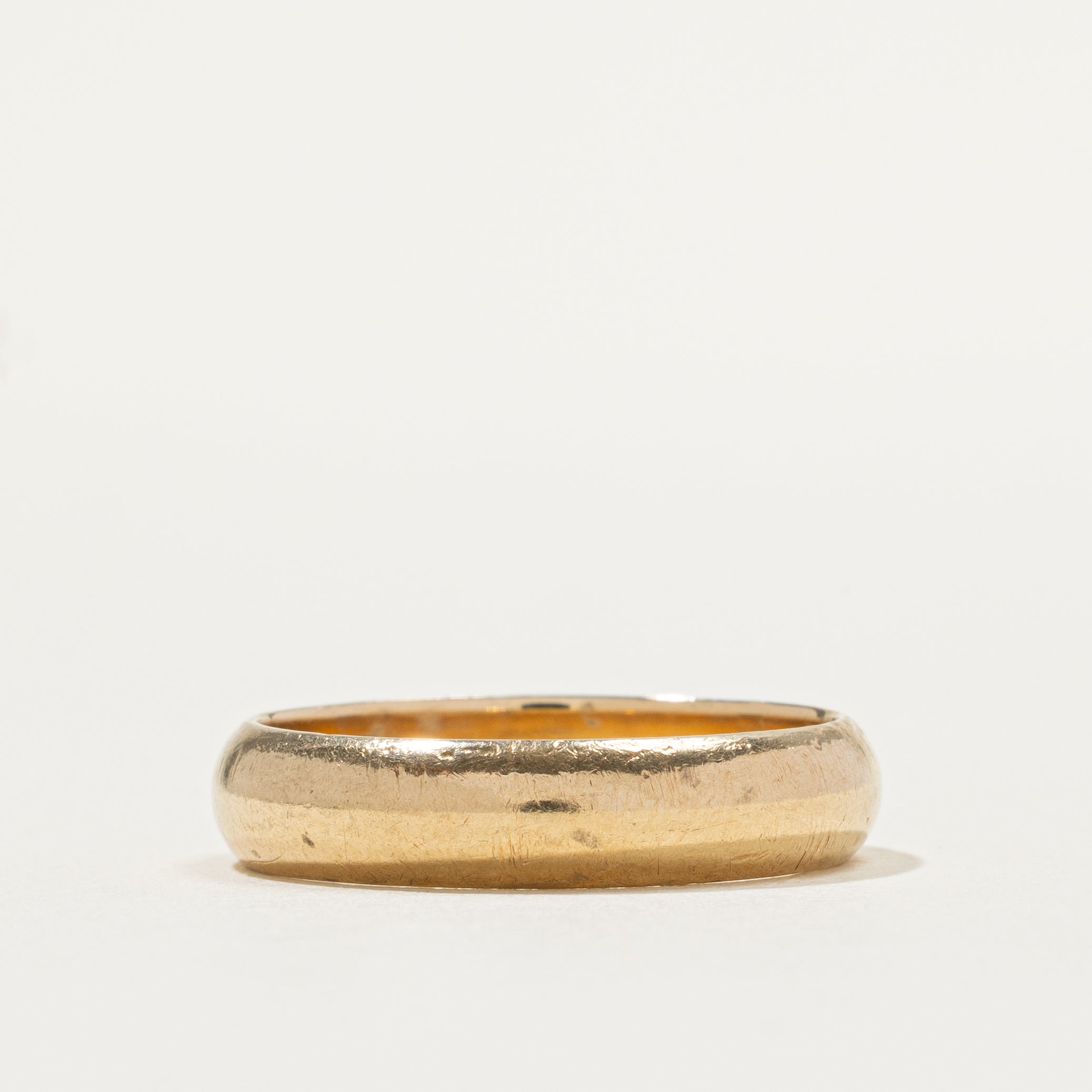 10k Yellow Gold Plain Band | 5.05mm | SZ 9.75