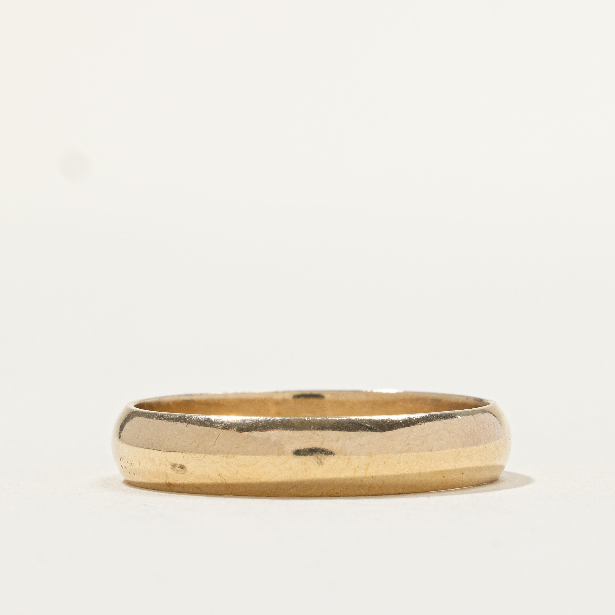 10k Yellow Gold Plain Band | 4.6mm | SZ 11.25