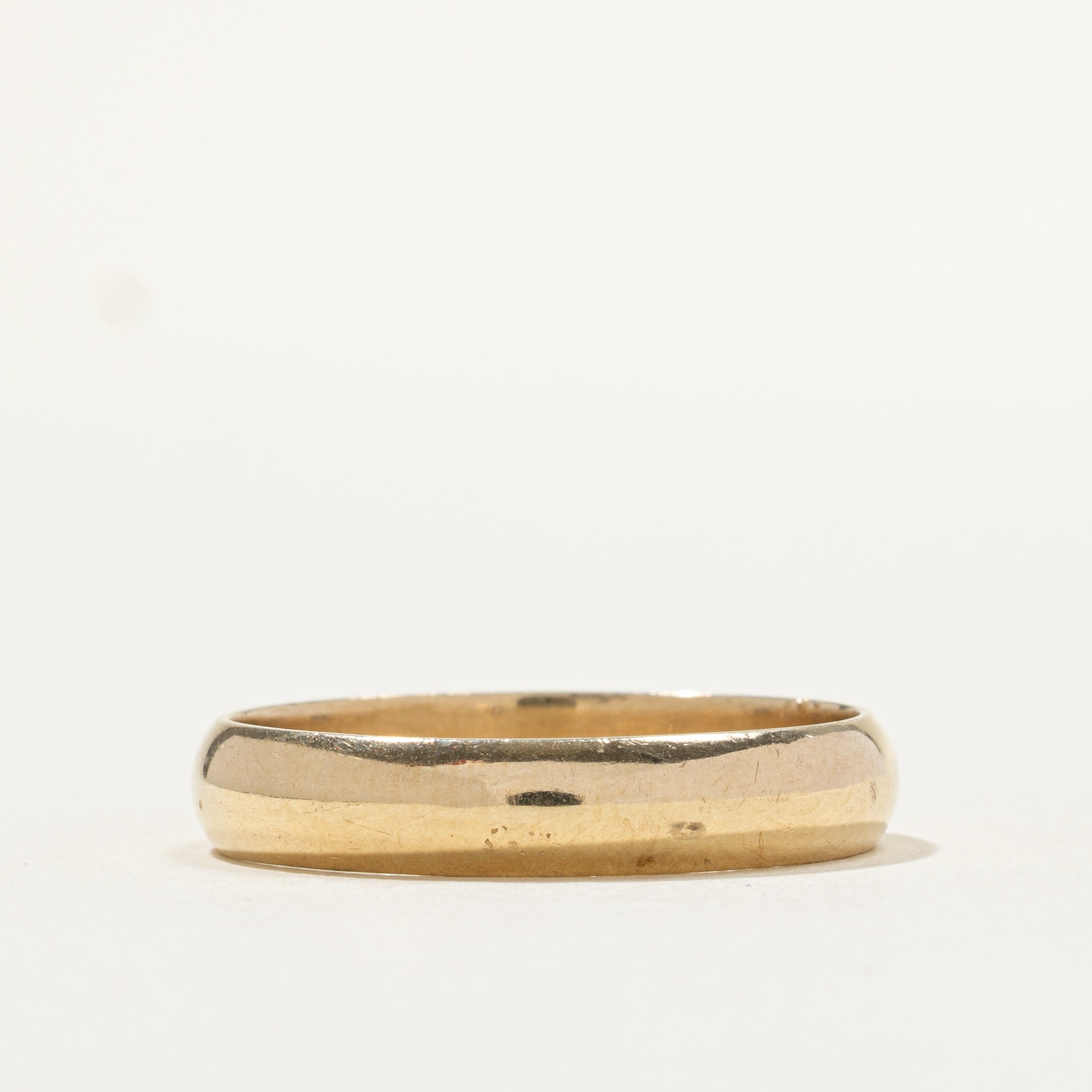10k Yellow Gold Plain Band | 4.6mm | SZ 11.25