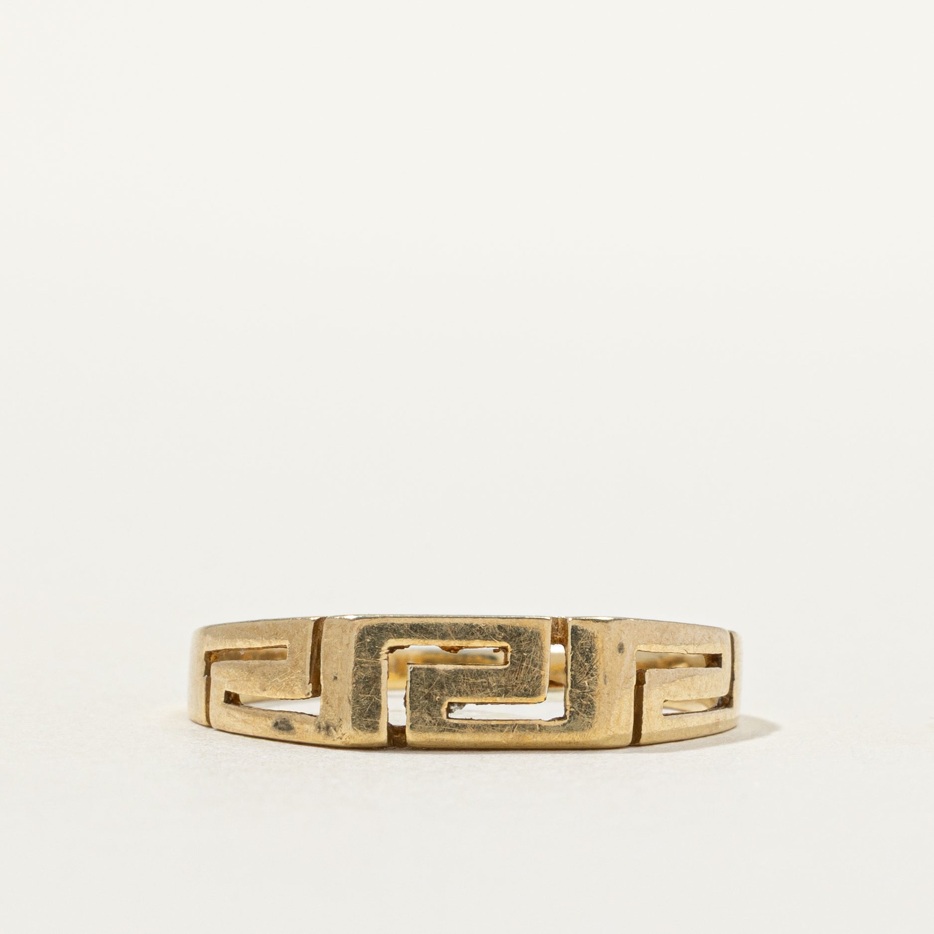 14k Yellow Gold Geometric Ring | SZ 6.75