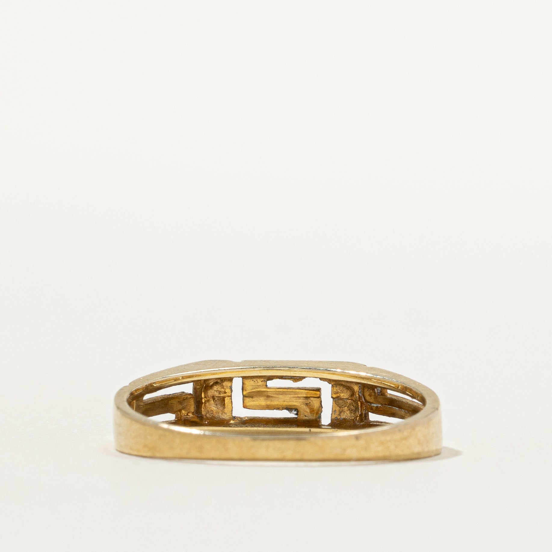 14k Yellow Gold Geometric Ring | SZ 6.75