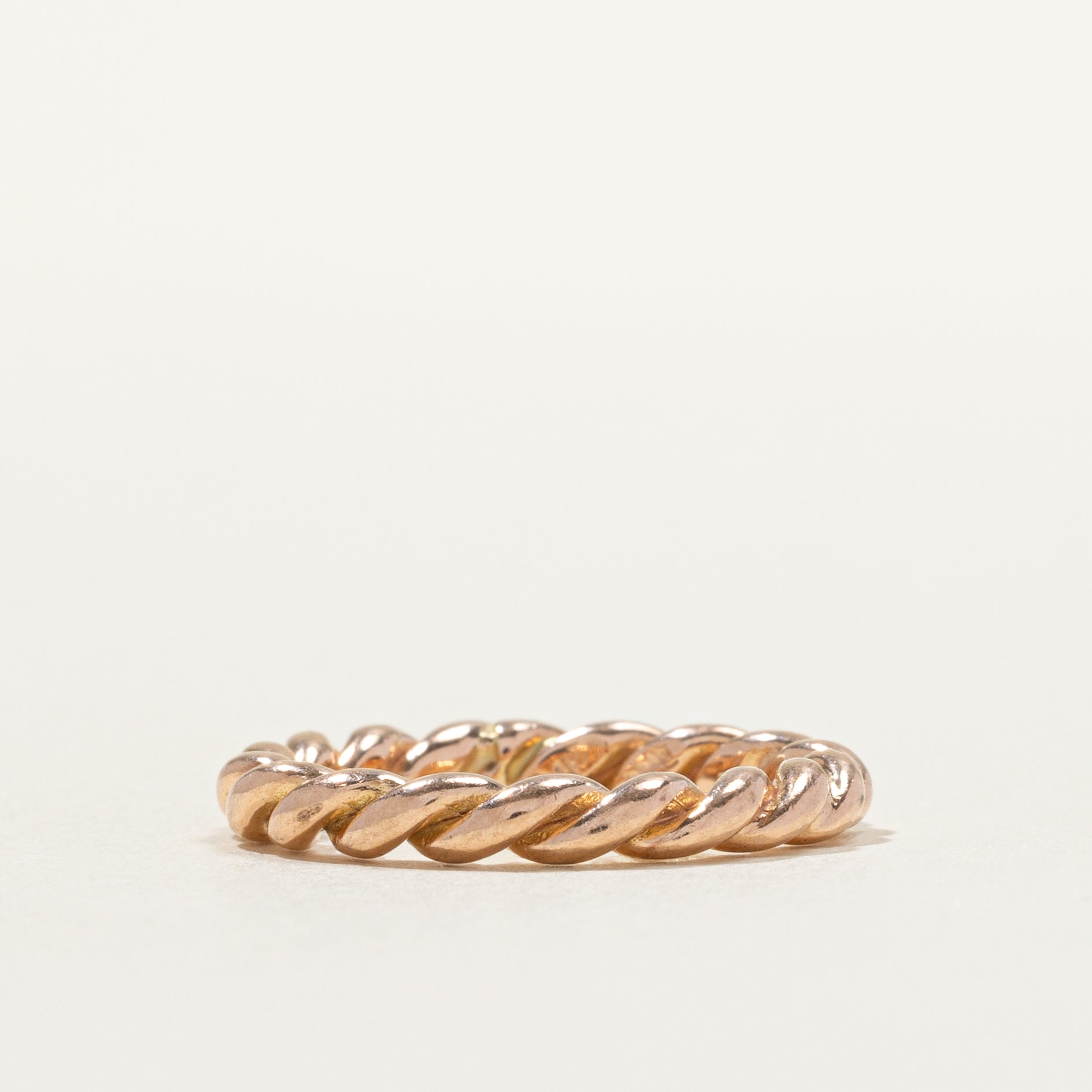 14k Rose Gold Twisted Band | SZ 4