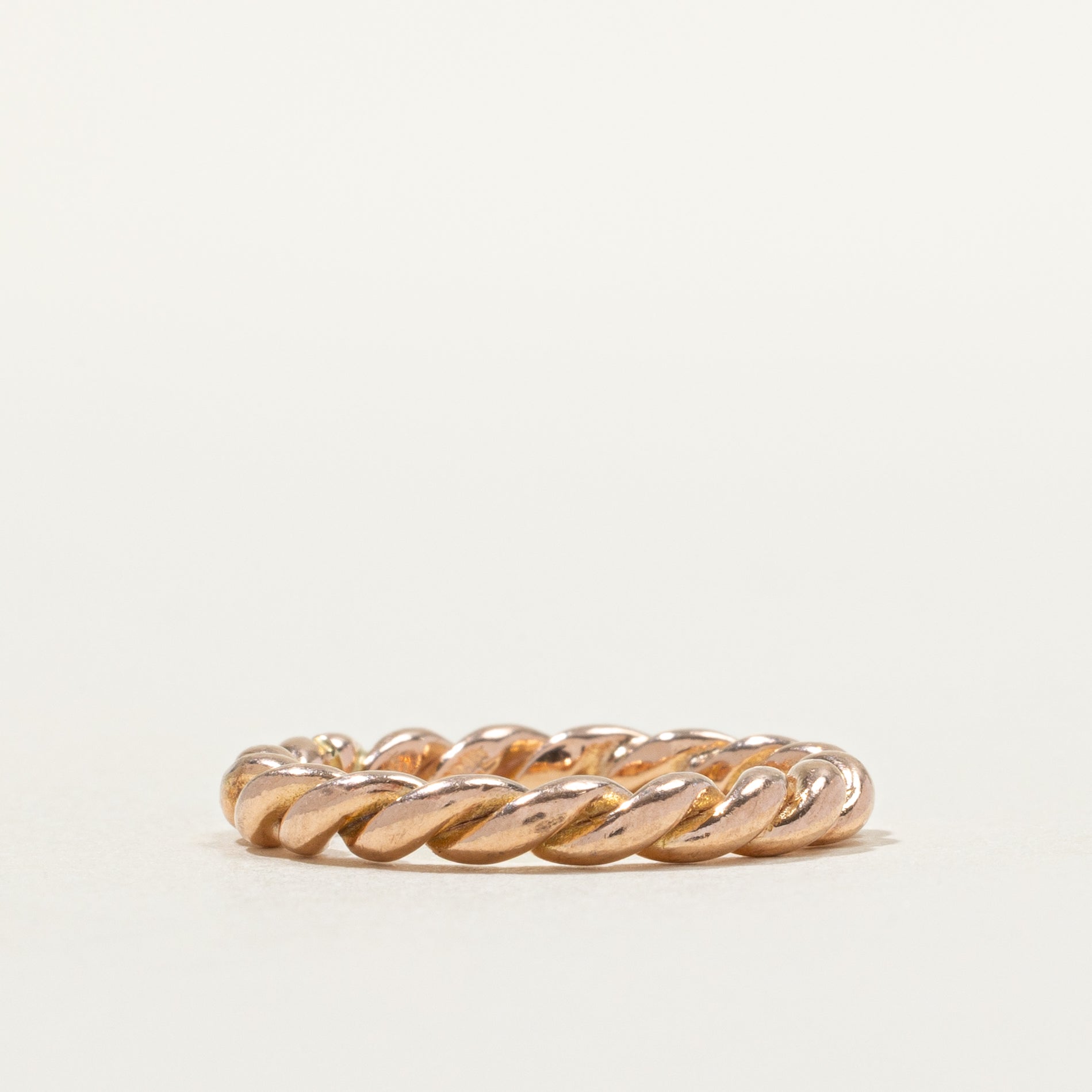 14k Rose Gold Twisted Band | SZ 4
