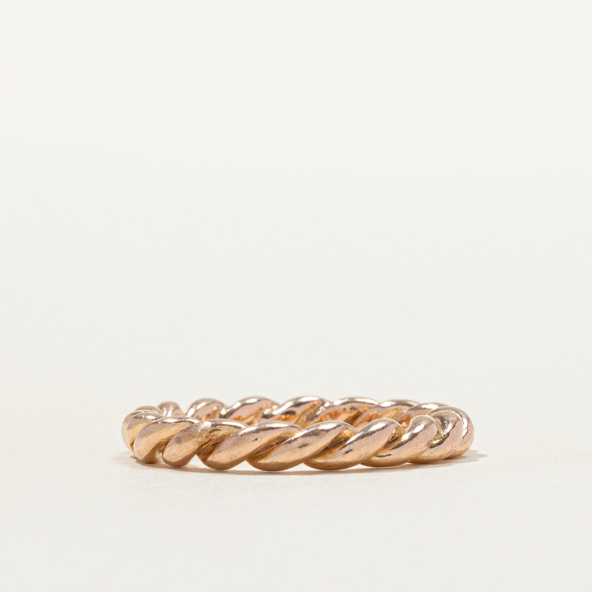 14k Rose Gold Twisted Band | SZ 4