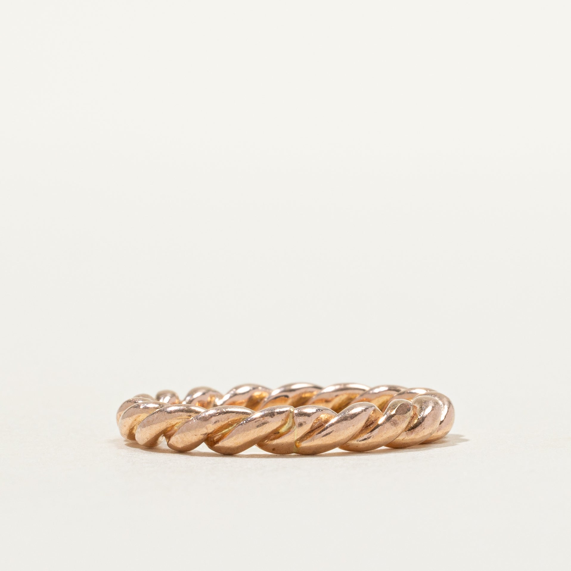 14k Rose Gold Twisted Band | SZ 4