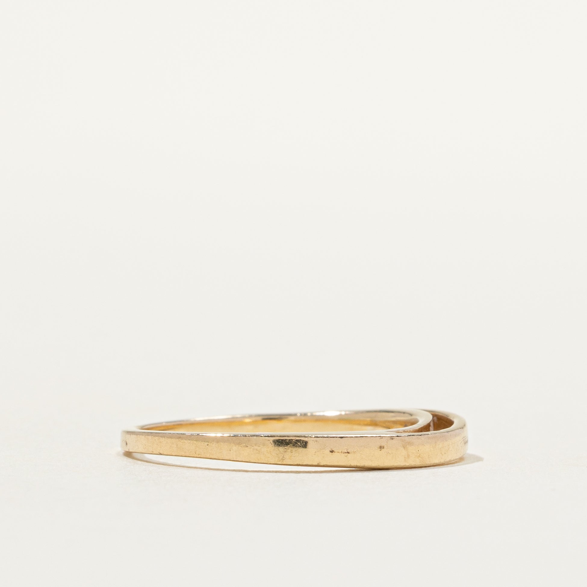 14k Yellow Gold Layered Band | SZ 5.5