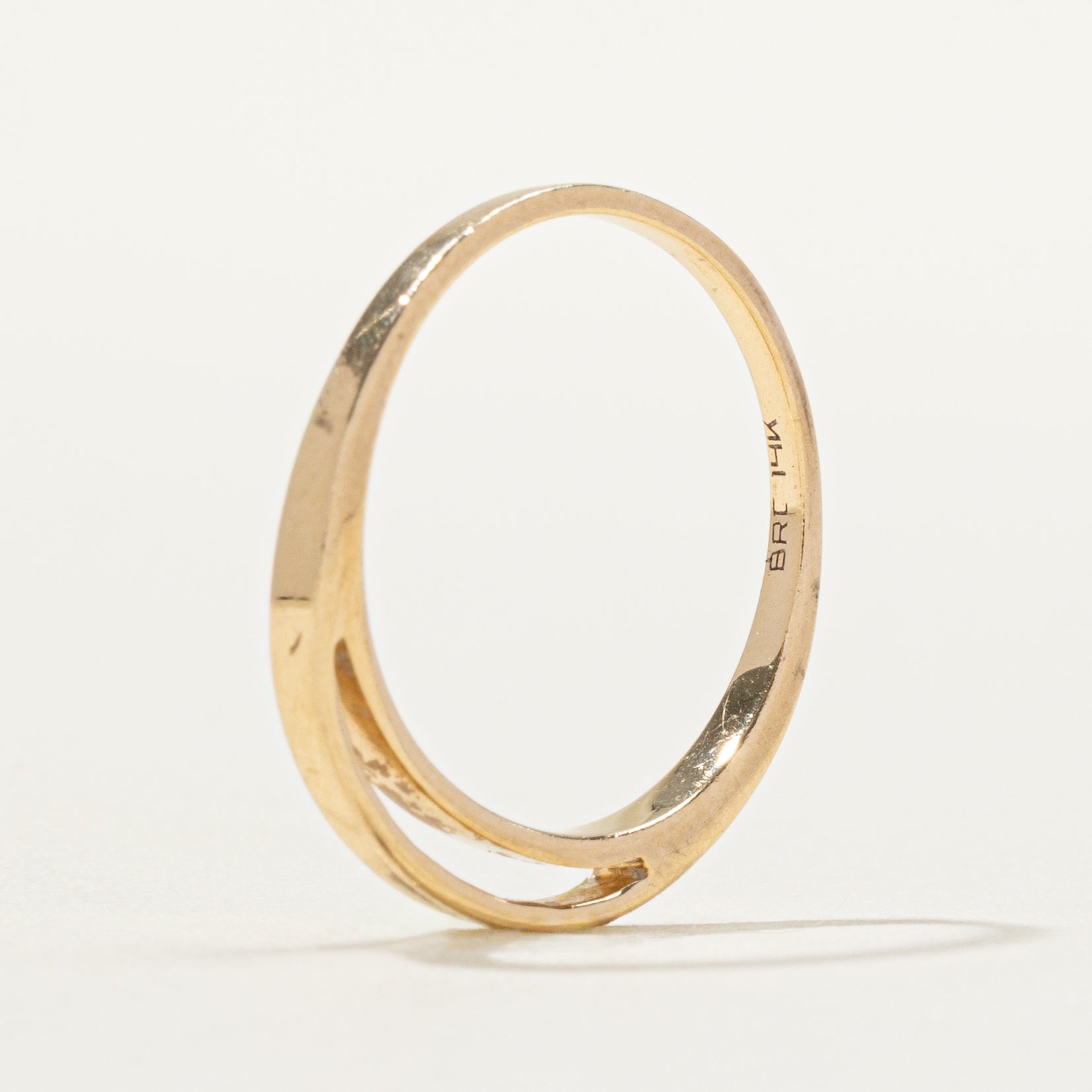 14k Yellow Gold Layered Band | SZ 5.5