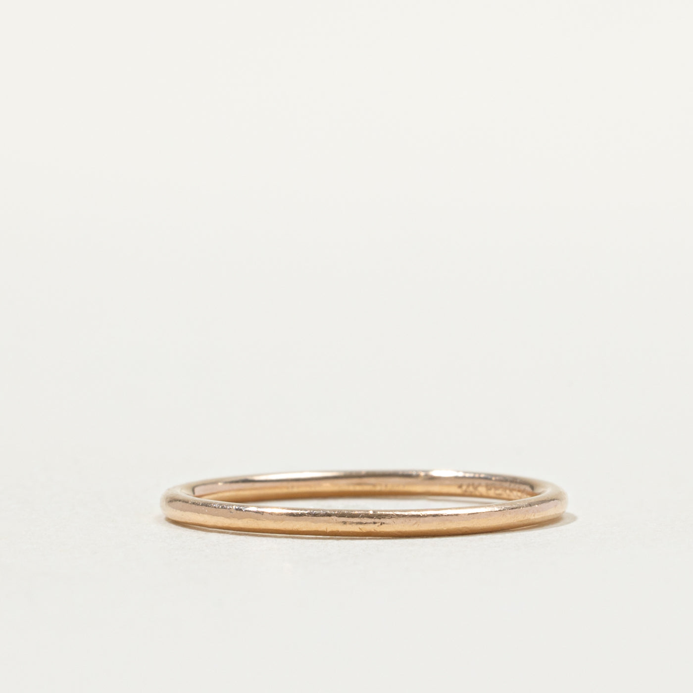 14k Rose Gold Thin Band | 1.24mm | SZ 4.75