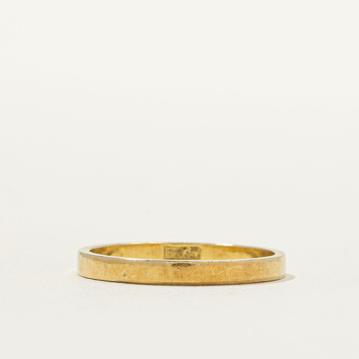 18k Yellow Gold Band | 2.11mm | SZ 5.5