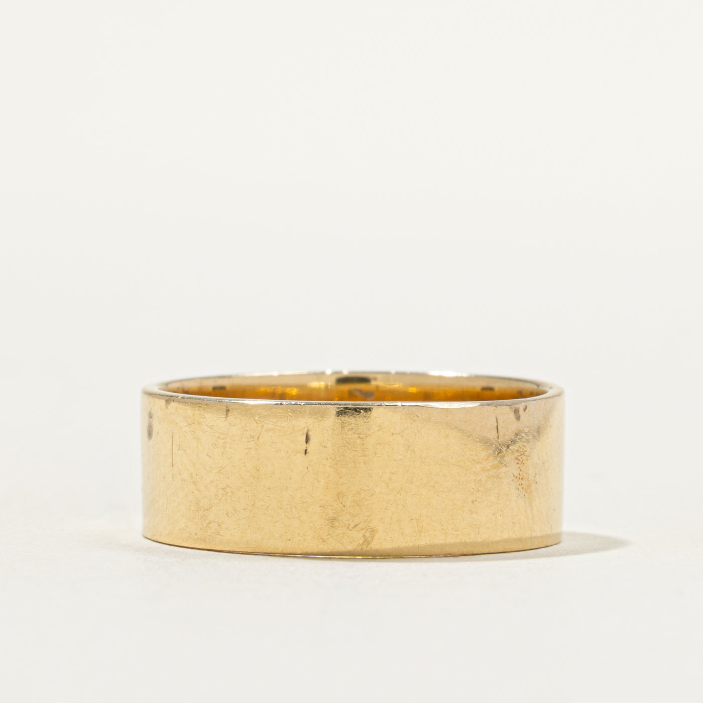 18k Yellow Gold Band | 7.3mm | SZ 7.75
