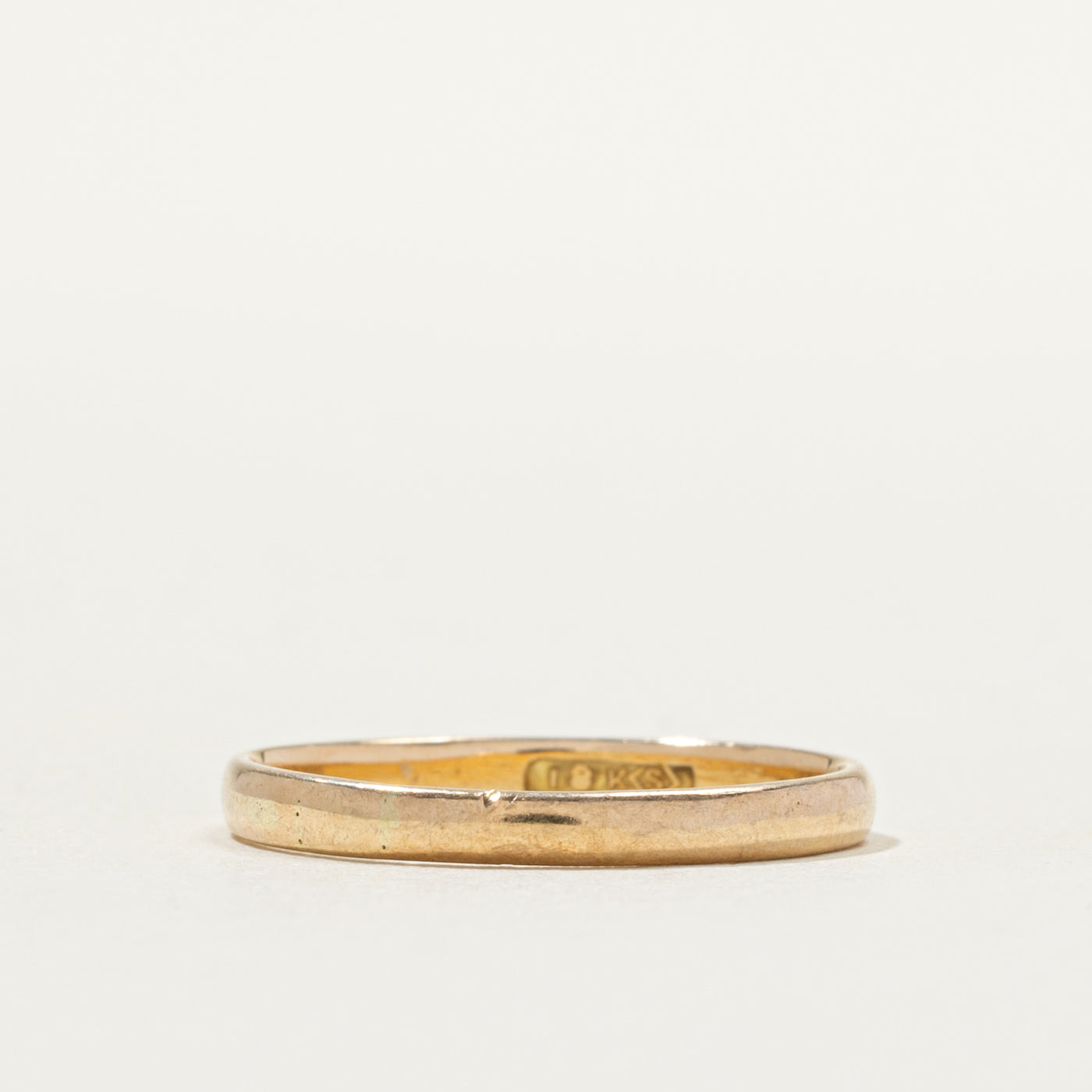 18k Yellow Gold Band | 2.24mm | SZ 6.5