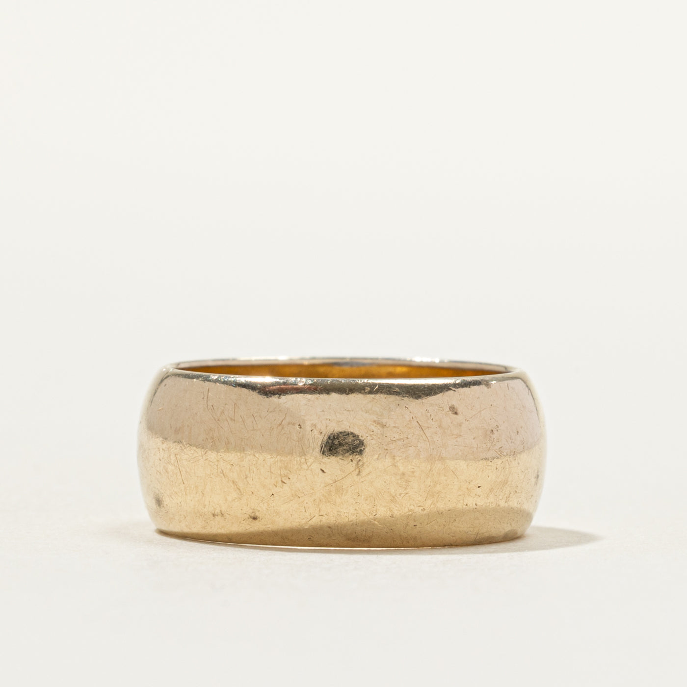 Alliance en or jaune 10 carats | 7,69 mm | Taille 5