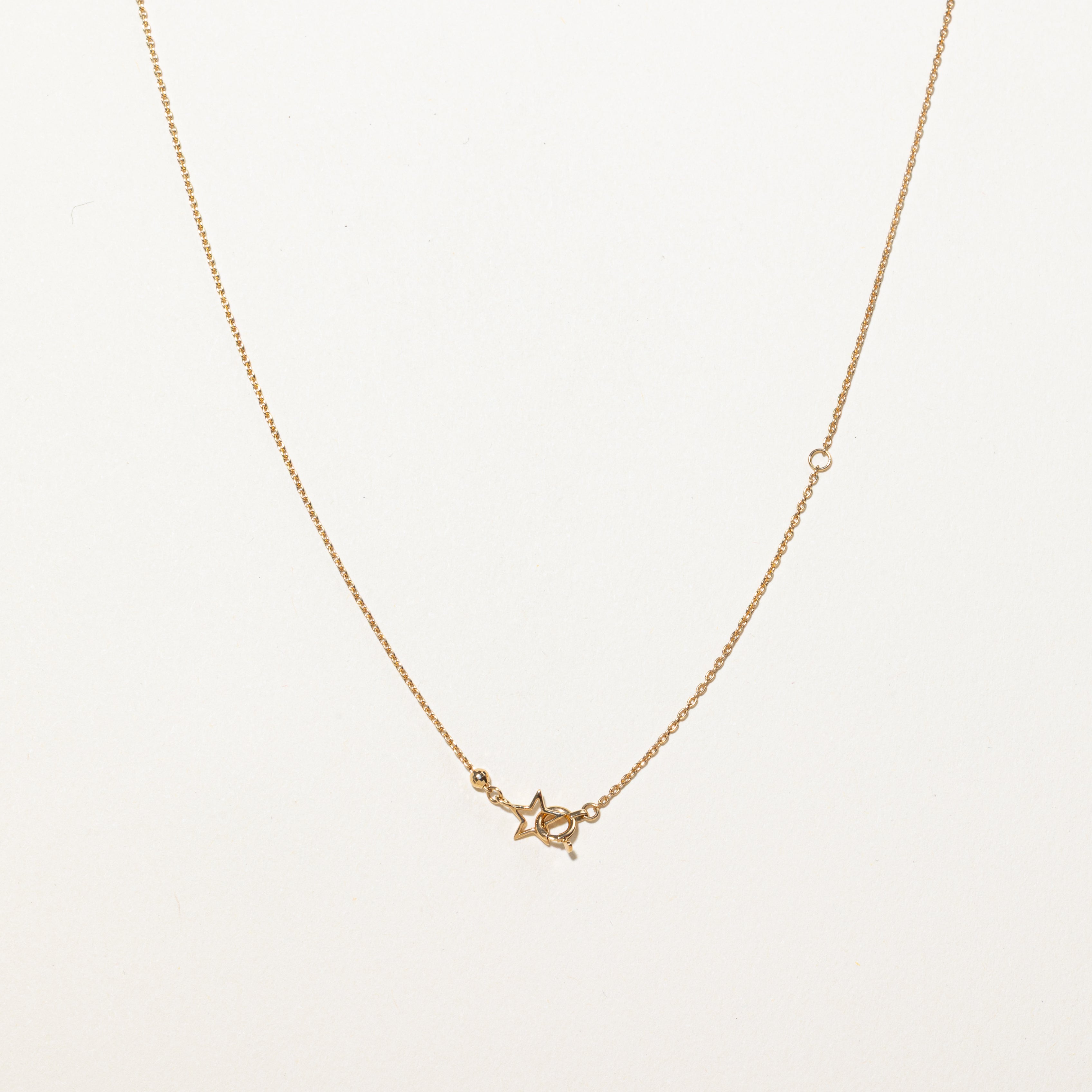 18k Bezel Set Diamond Pendant Necklace | 0.23ct | 26"