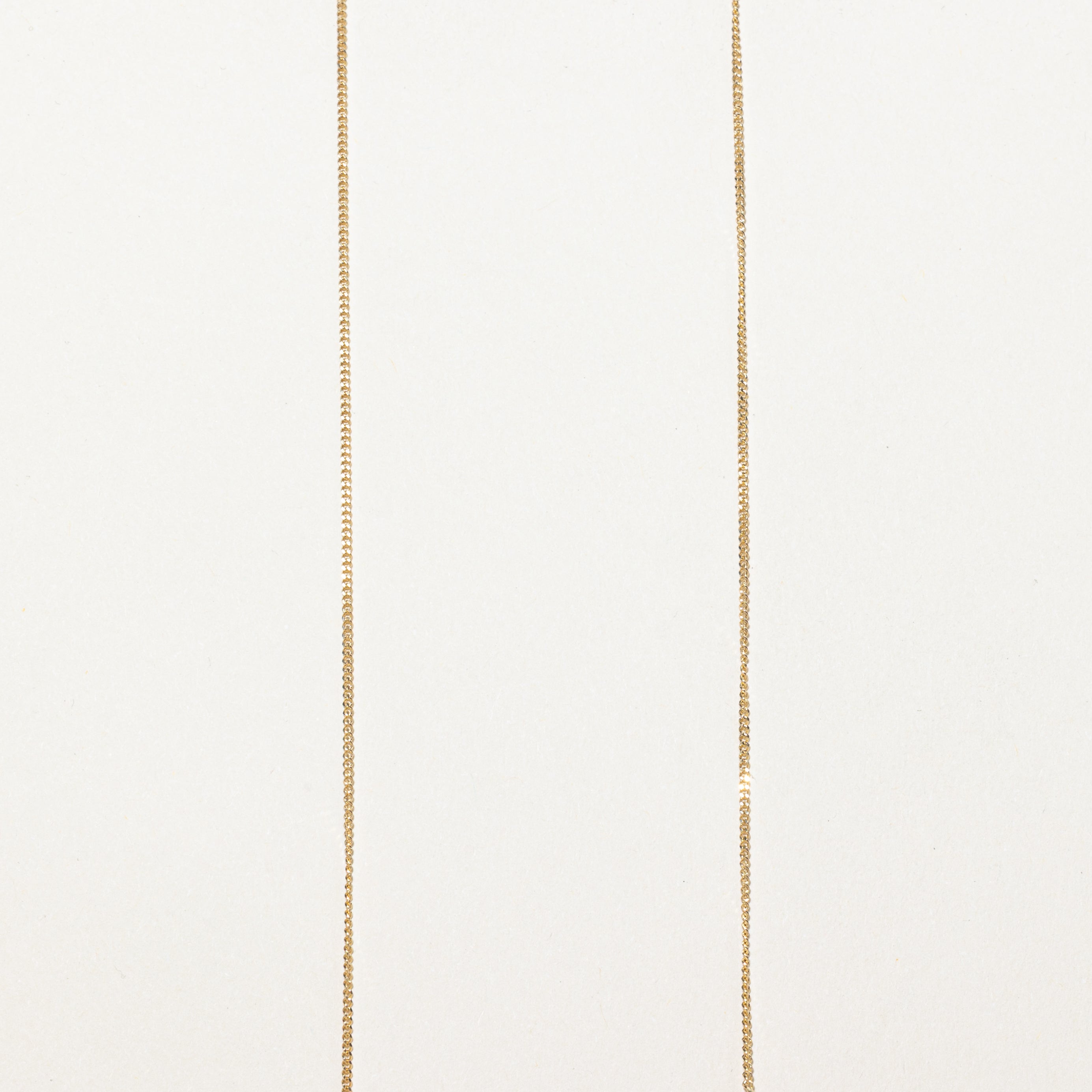 Yellow Gold Diamond "2000" Pendant Necklace | 0.05ctw | 18"