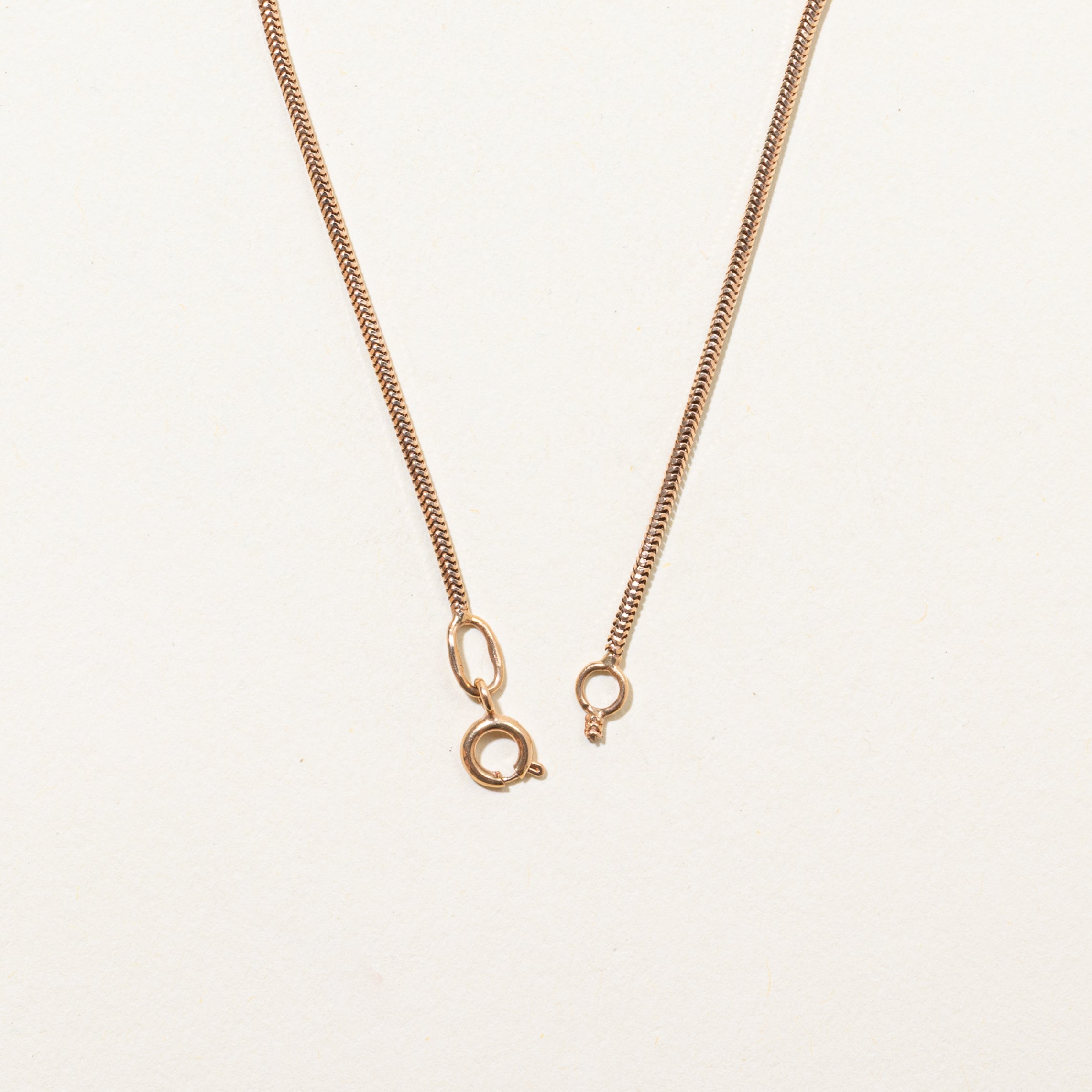 14k Rose Gold Snake Chain Bracelet | 8.5"