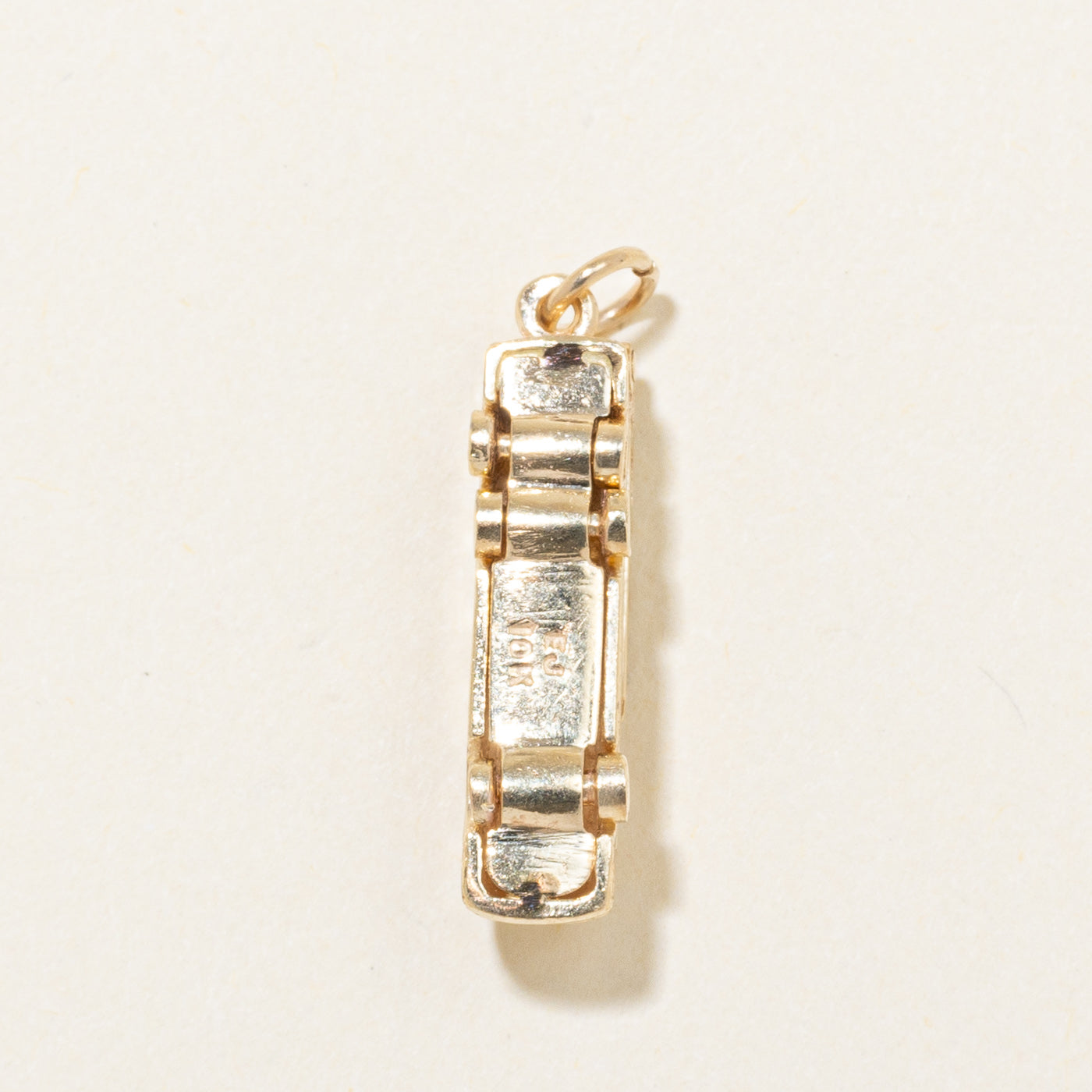 10k Yellow Gold Tour Bus Charm