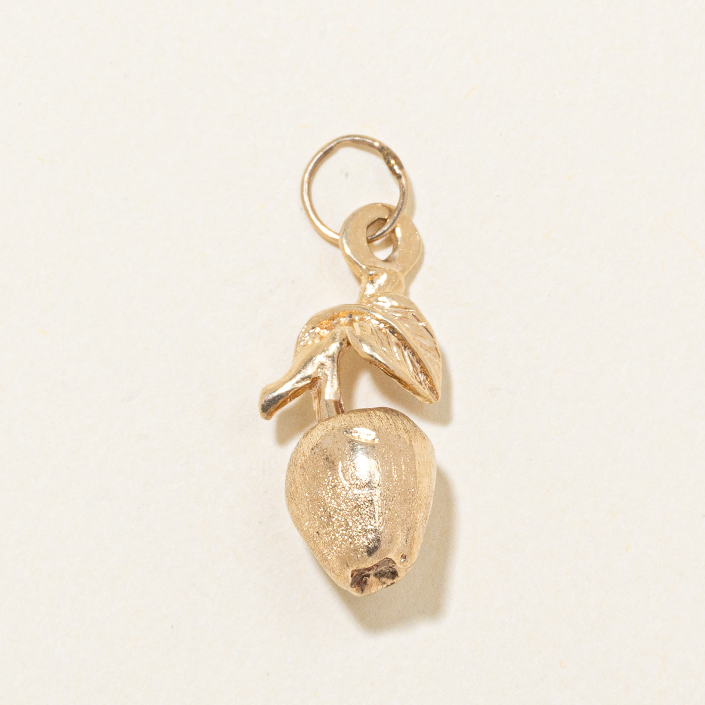 10k Yellow Gold Apple Charm