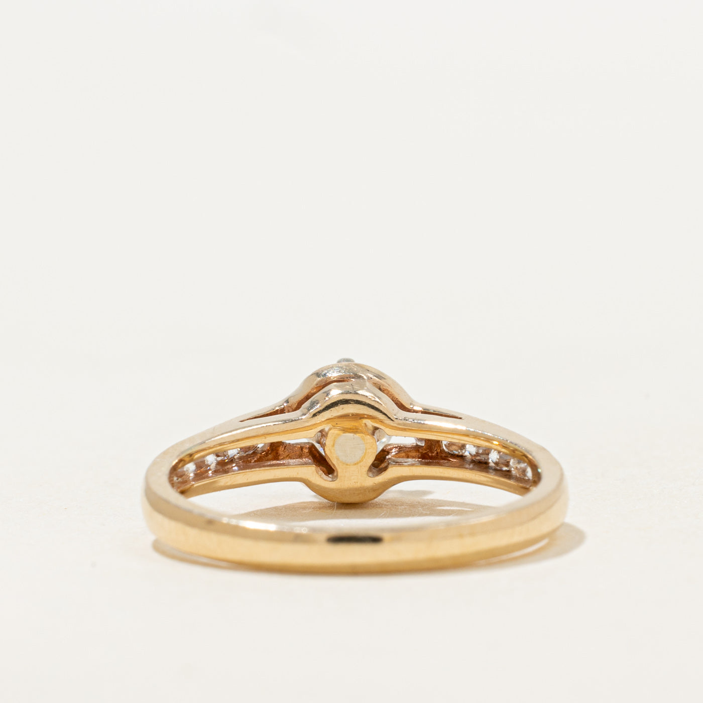 High Set Diamond Egagement Ring | 0.59ctw | SZ 5.75