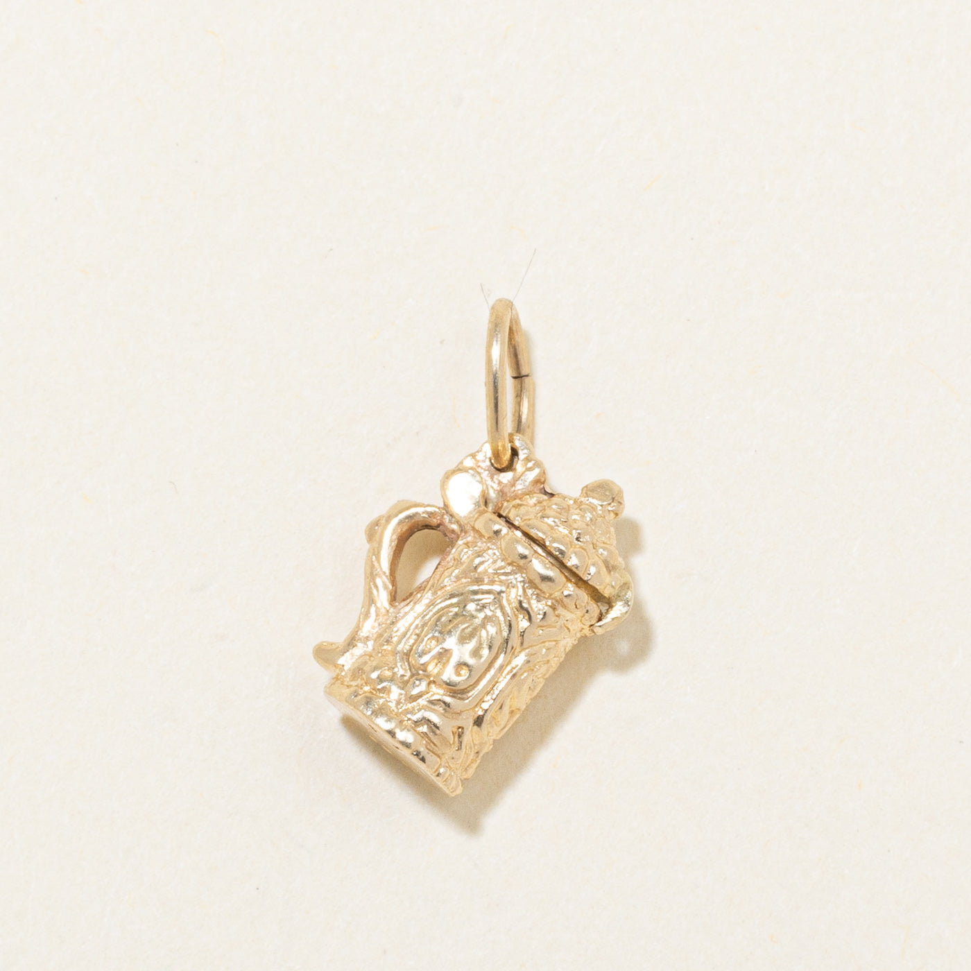 10k Yellow Gold Beer Stein Charm